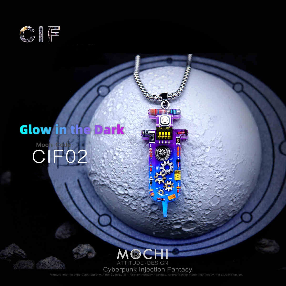 Injection Fantasy - Cyberpunk Pendant & Chains | Mochipunk
