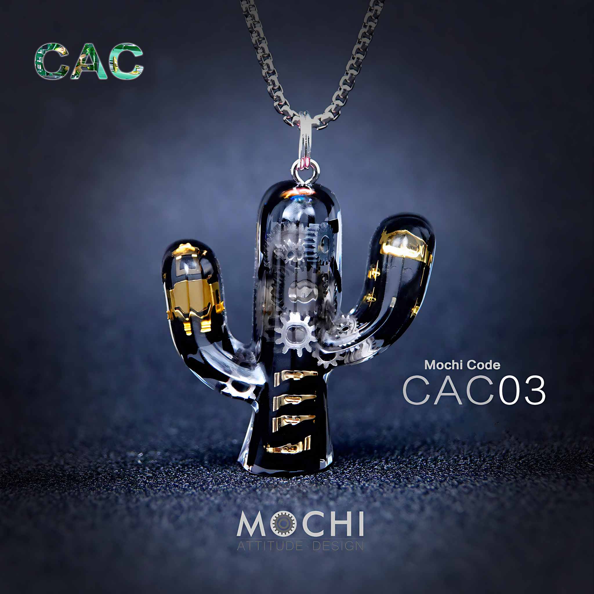 Cactus - Cyberpunk Pendant & Chains | Mochipunk