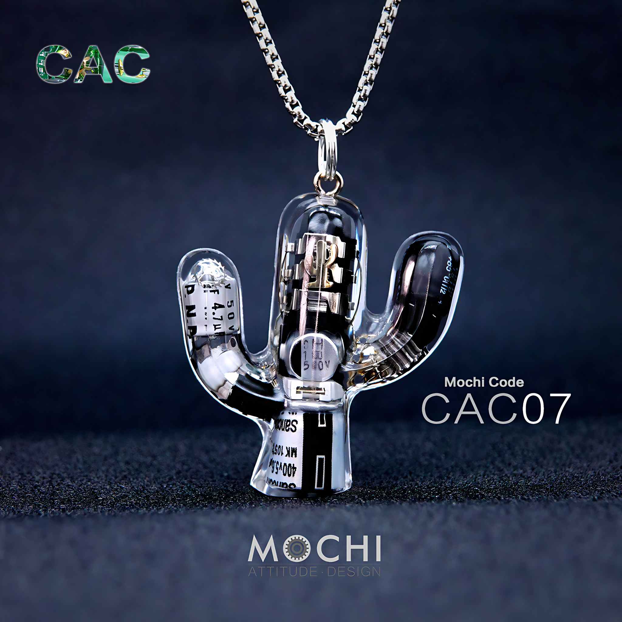 Cactus - Cyberpunk Pendant & Chains | Mochipunk