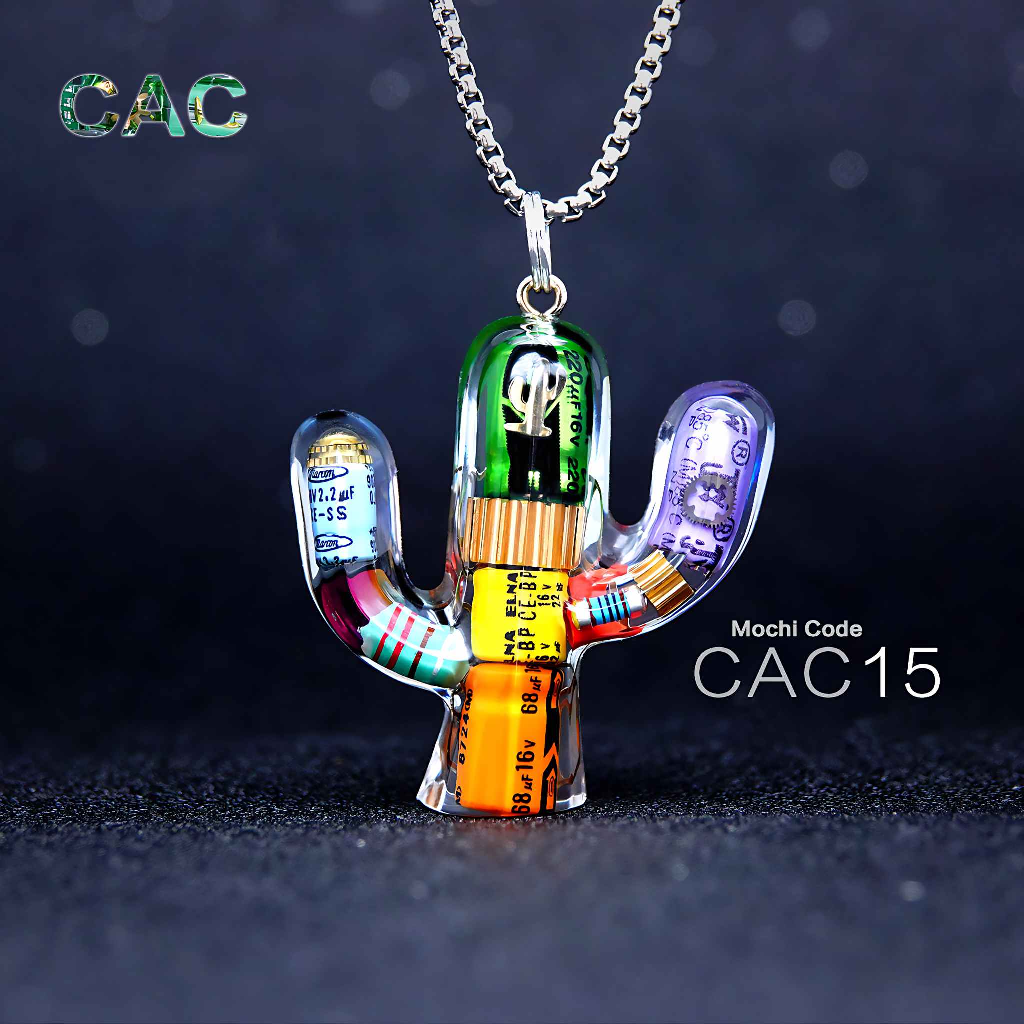 Cactus - Cyberpunk Pendant & Chains | Mochipunk