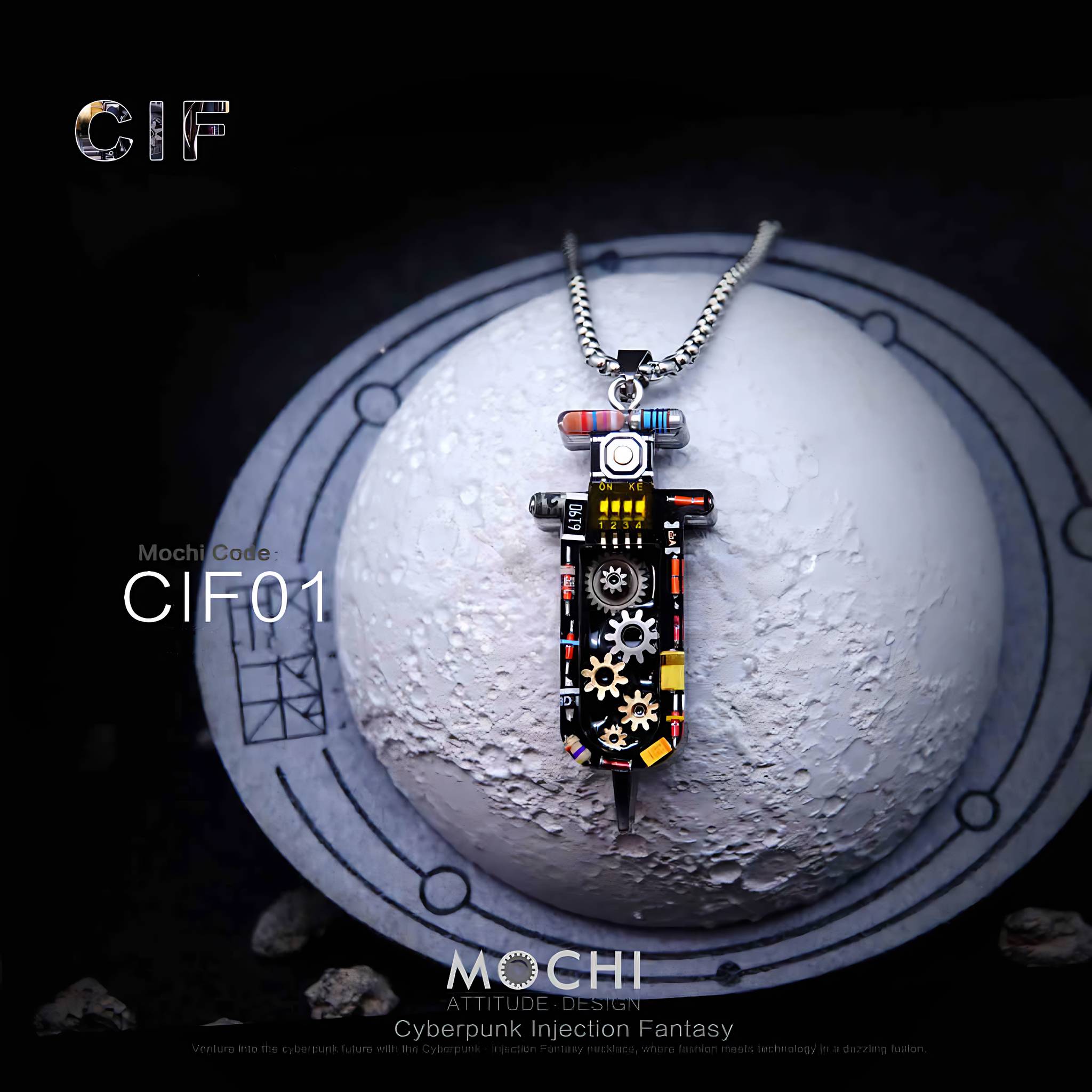 Injection Fantasy - Cyberpunk Pendant & Chains | Mochipunk