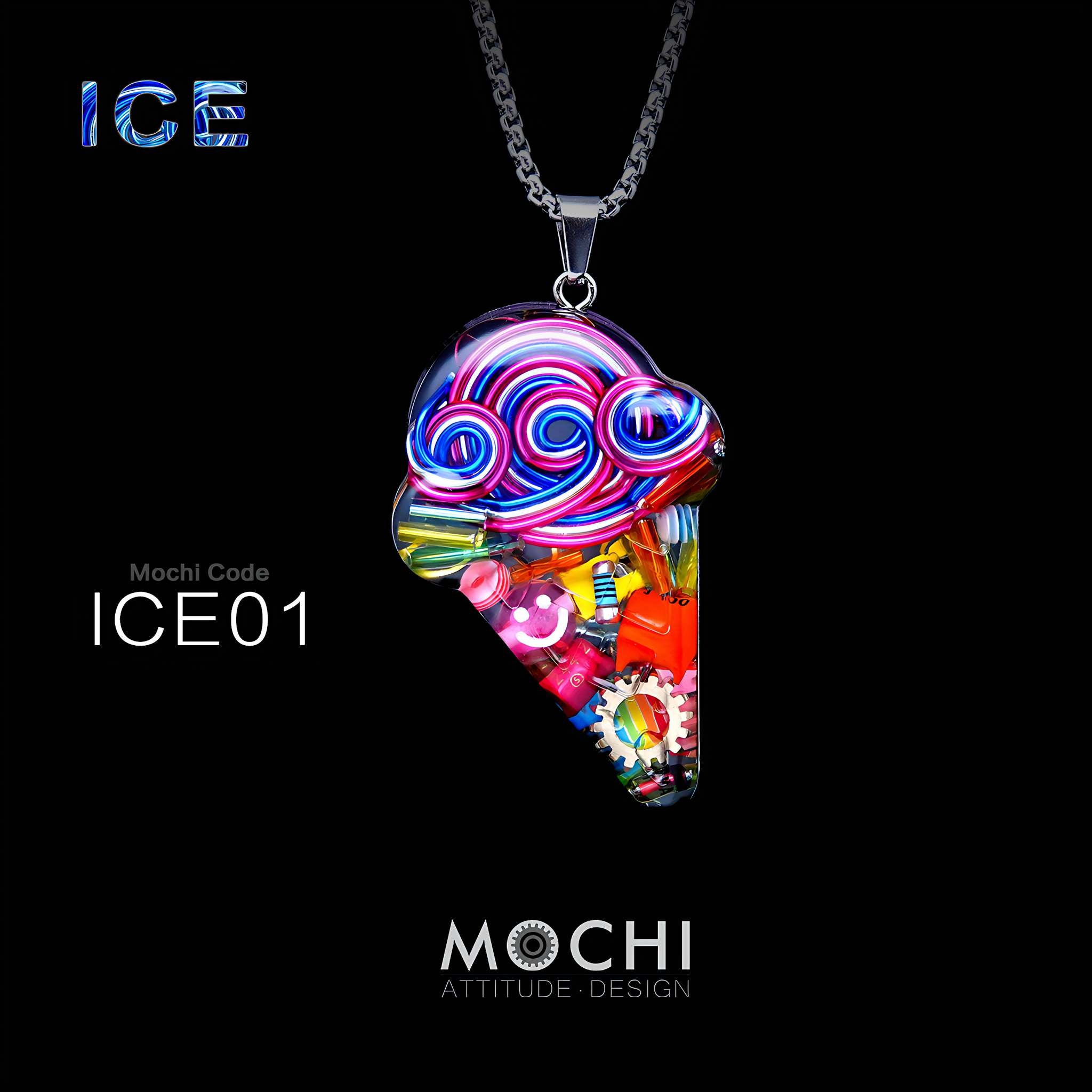 Ice Cream - Cyberpunk Pendant & Chains | Mochipunk