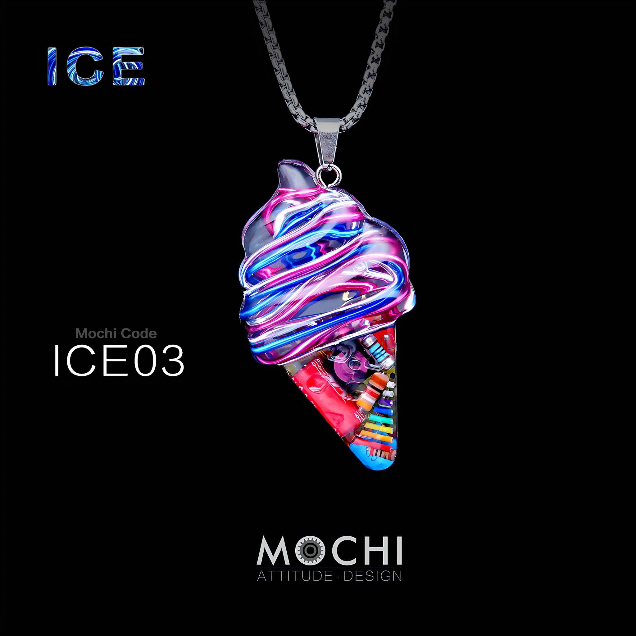 Ice Cream - Cyberpunk Pendant & Chains | Mochipunk