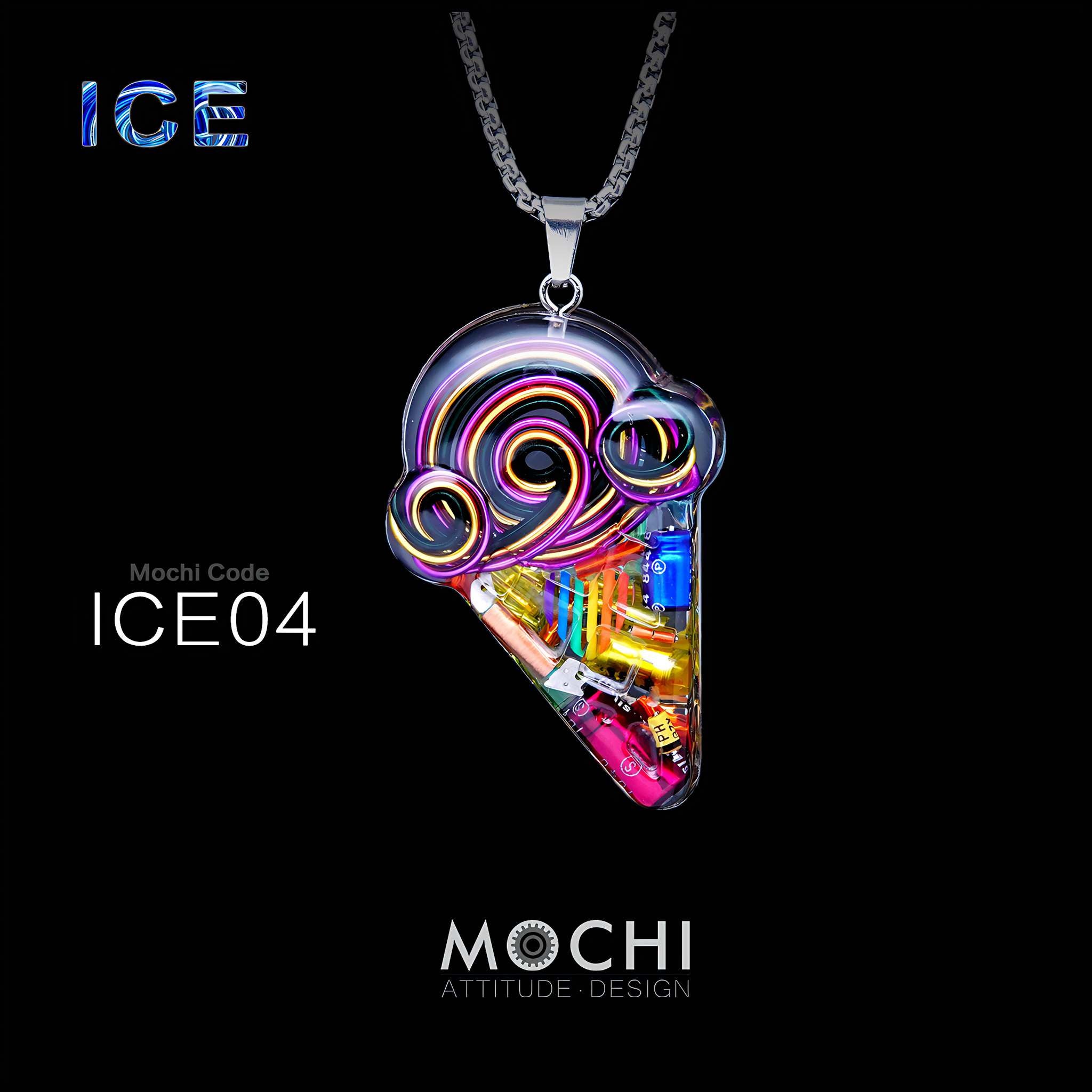 Ice Cream - Cyberpunk Pendant & Chains | Mochipunk