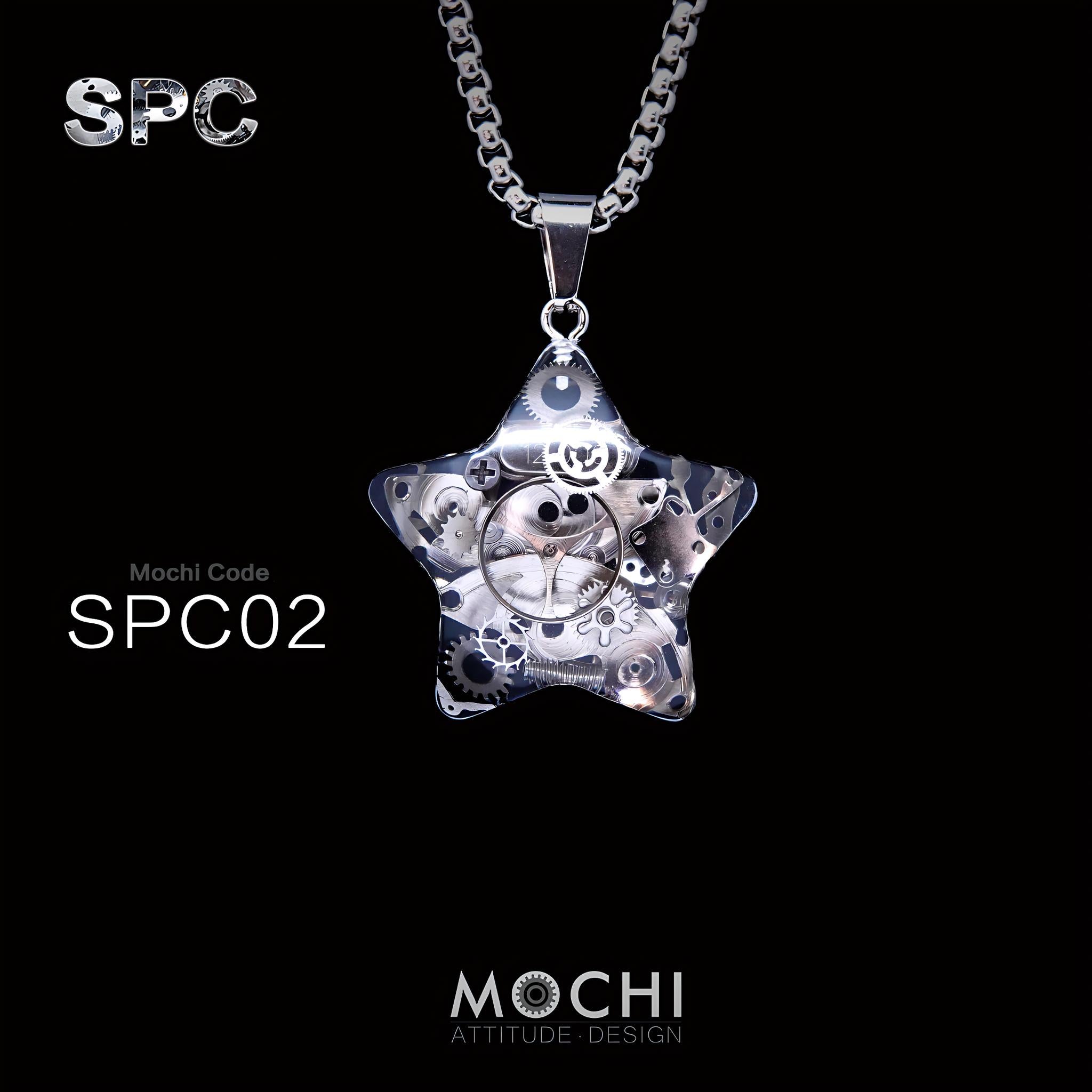 Moon & Star - Cyberpunk Pendant & Chains | Mochipunk