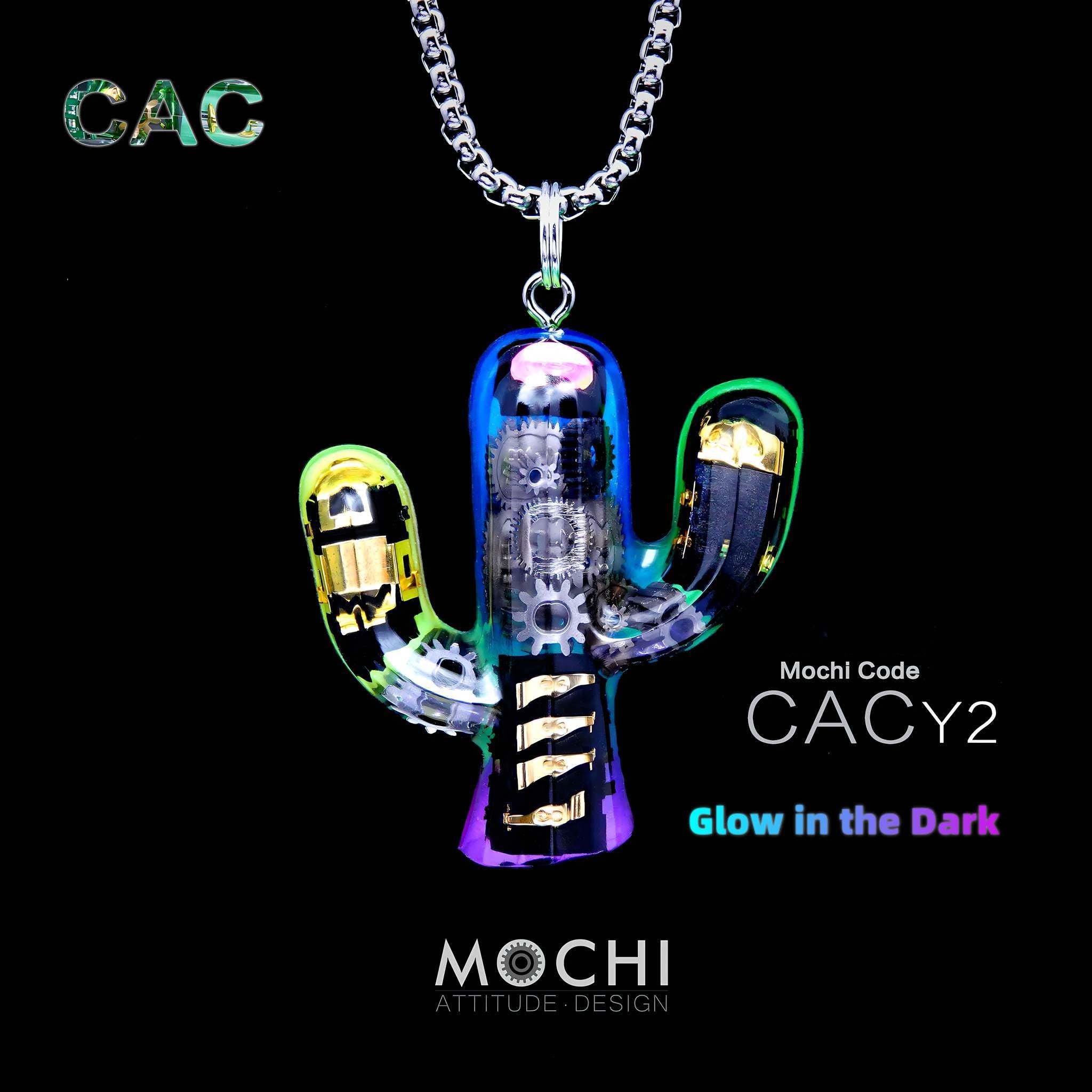 Cactus - Cyberpunk Pendant & Chains | Mochipunk