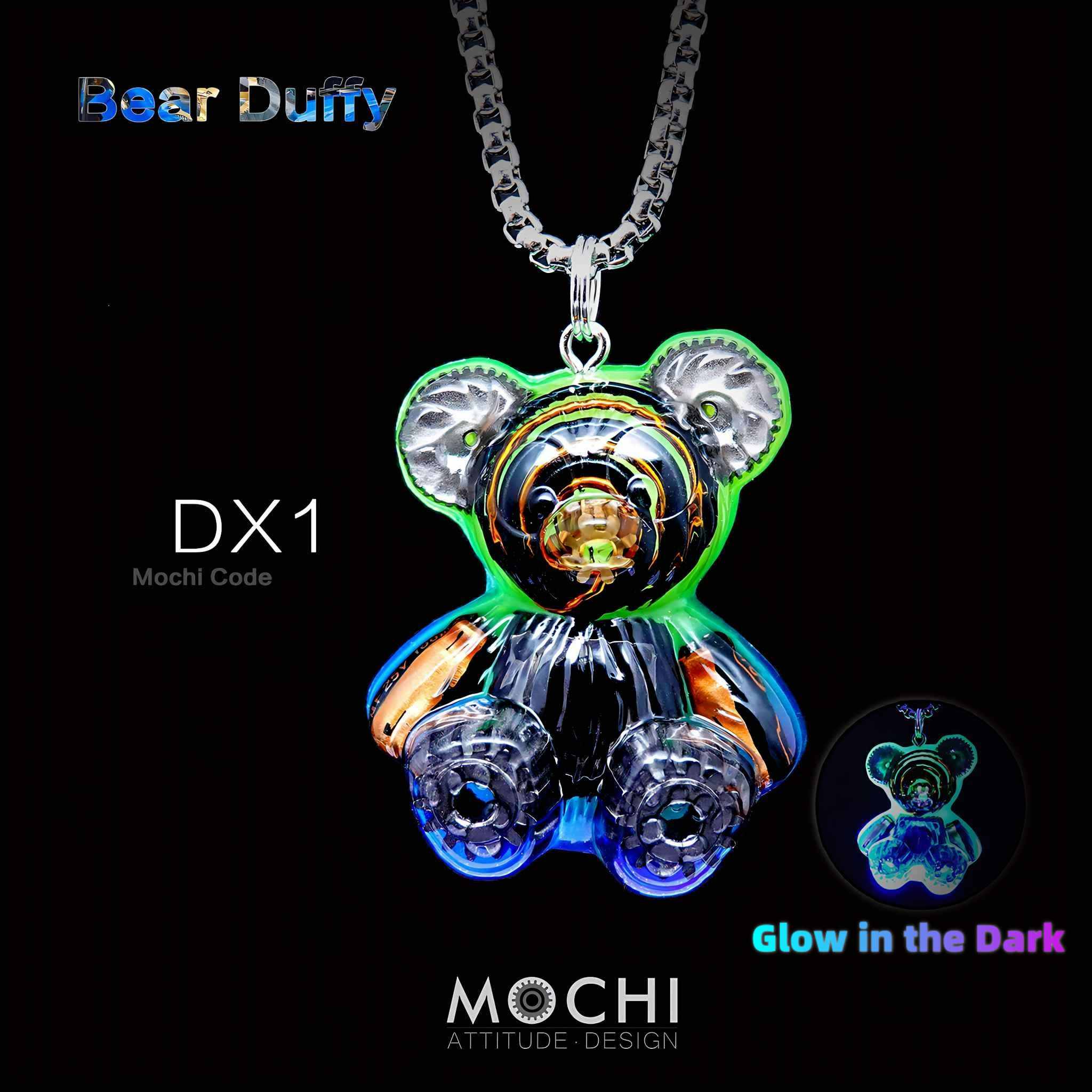Bear Duffy - Cyberpunk Pendant & Chains | Mochipunk