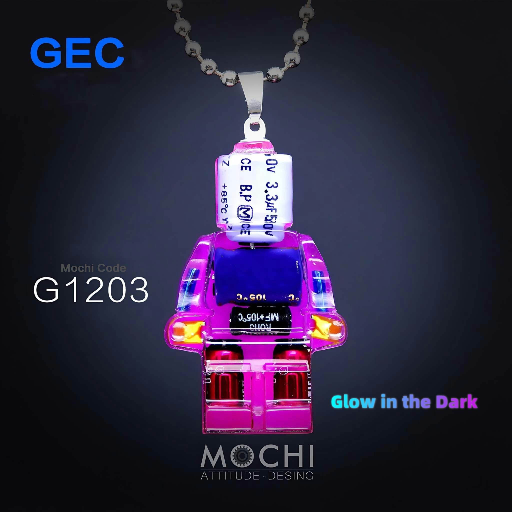 Gear Energy Core - Cyberpunk Pendant & Chains | Mochipunk