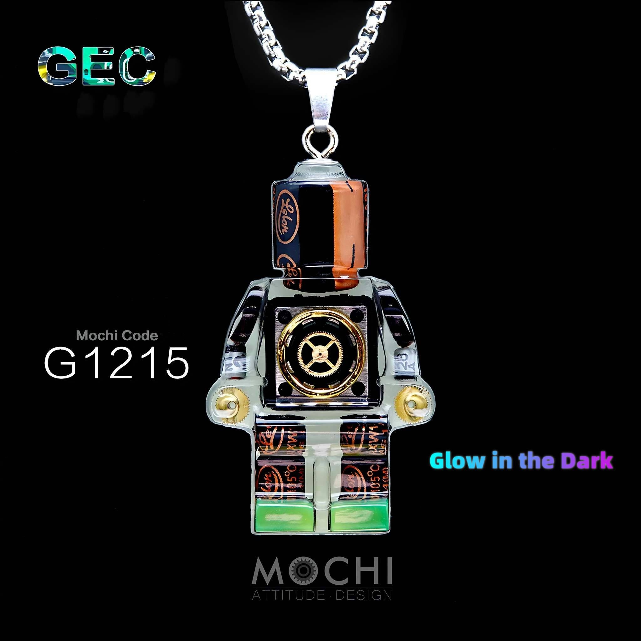 Gear Energy Core - Cyberpunk Pendant & Chains | Mochipunk
