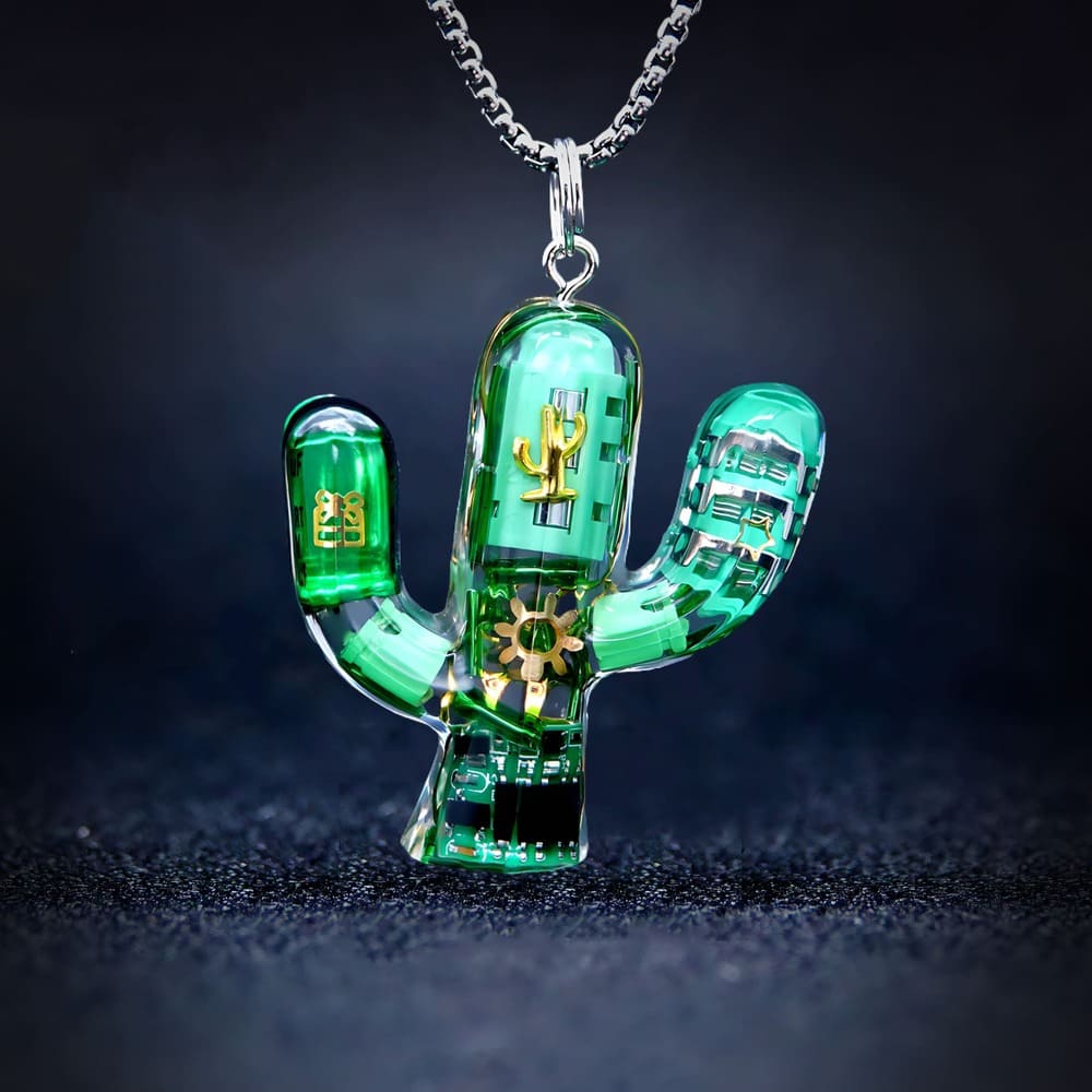 Cactus - Cyberpunk Pendant & Chains | Mochipunk