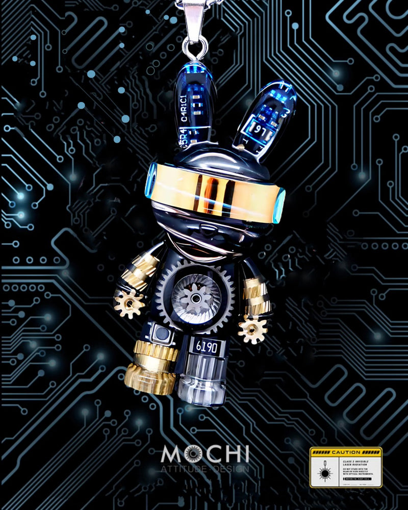 Laser Rabit Laser Rabbit - Cyberpunk Pendant & Chains | Mochipunk