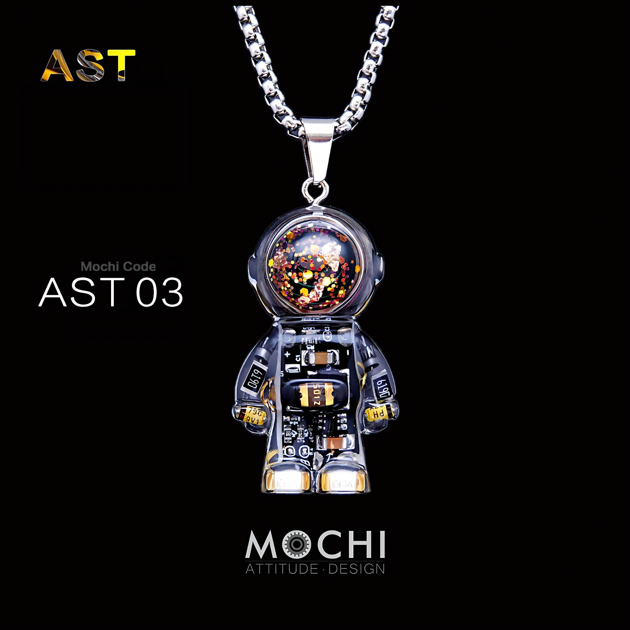 Astronaut - Cyberpunk Pendant & Chains | Mochipunk