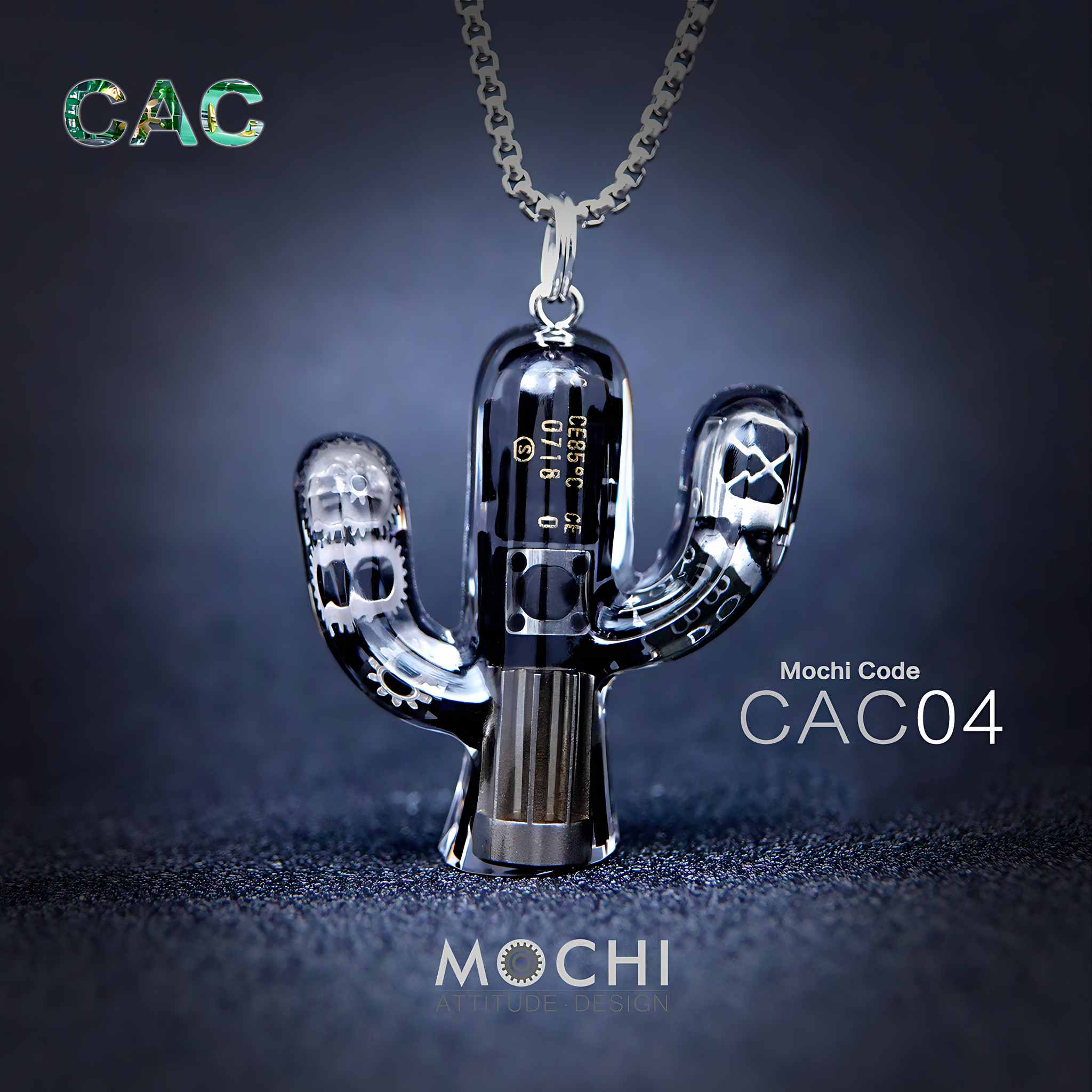 Cactus - Cyberpunk Pendant & Chains | Mochipunk