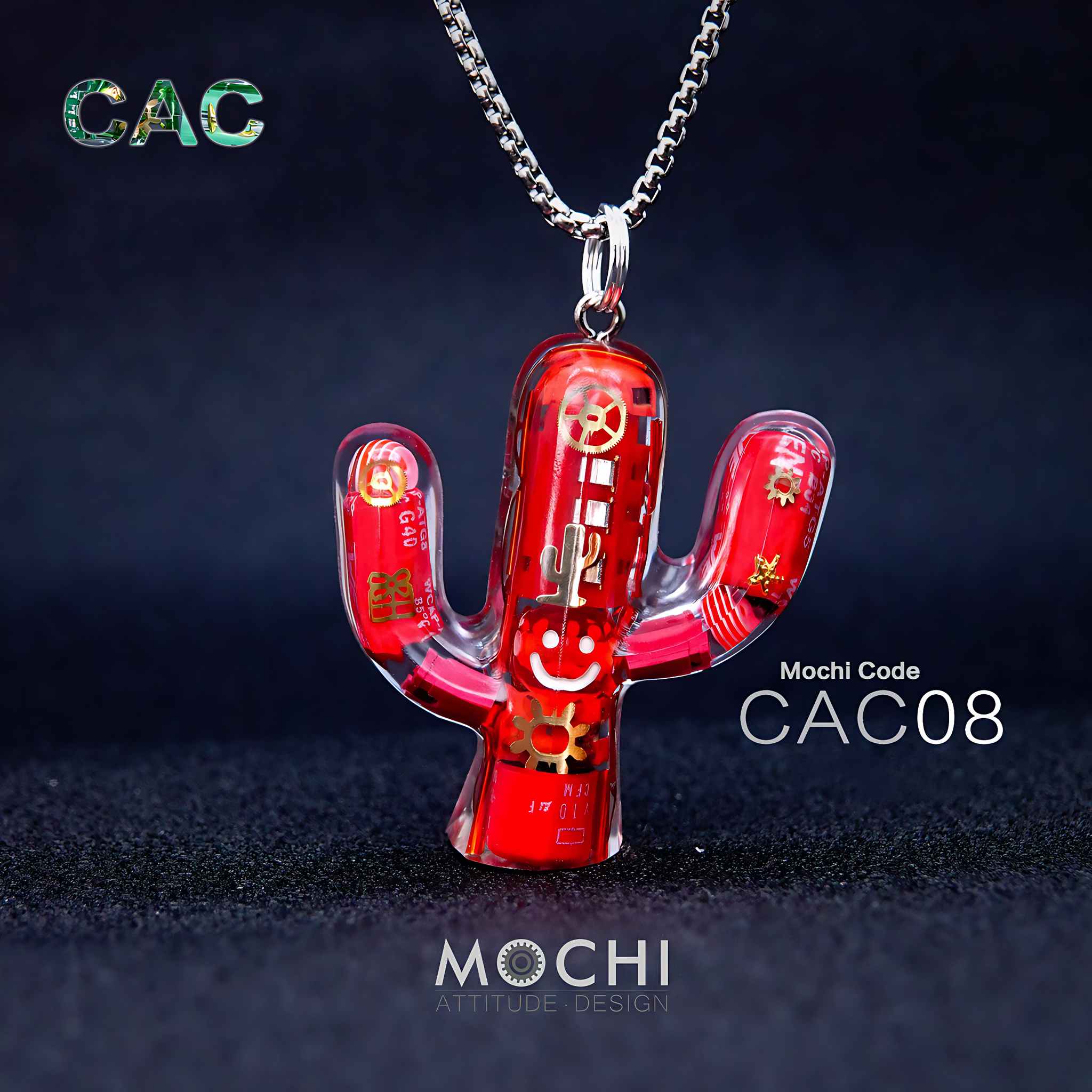 Cactus - Cyberpunk Pendant & Chains | Mochipunk