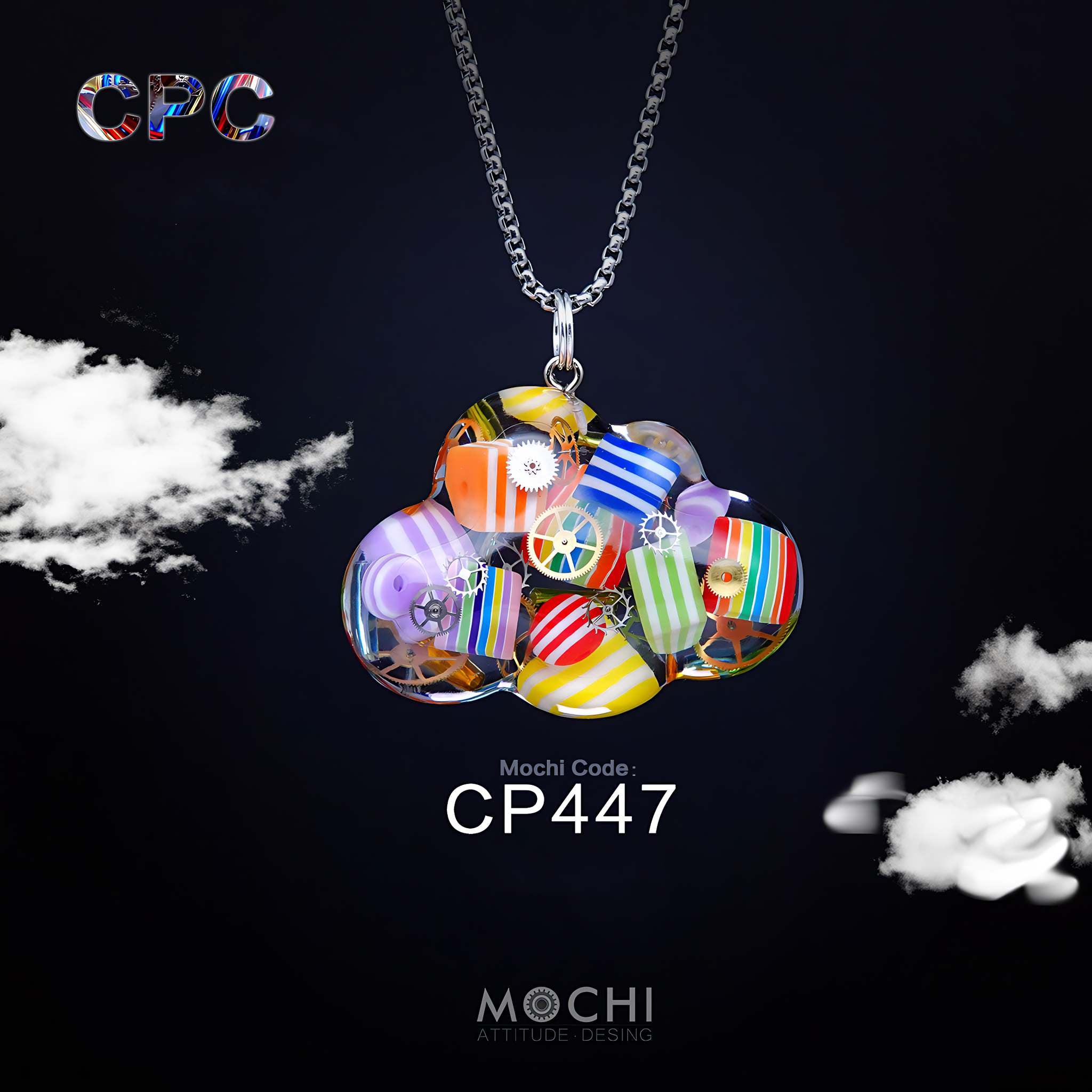 Cloud - Cyberpunk Pendant & Chains | Mochipunk