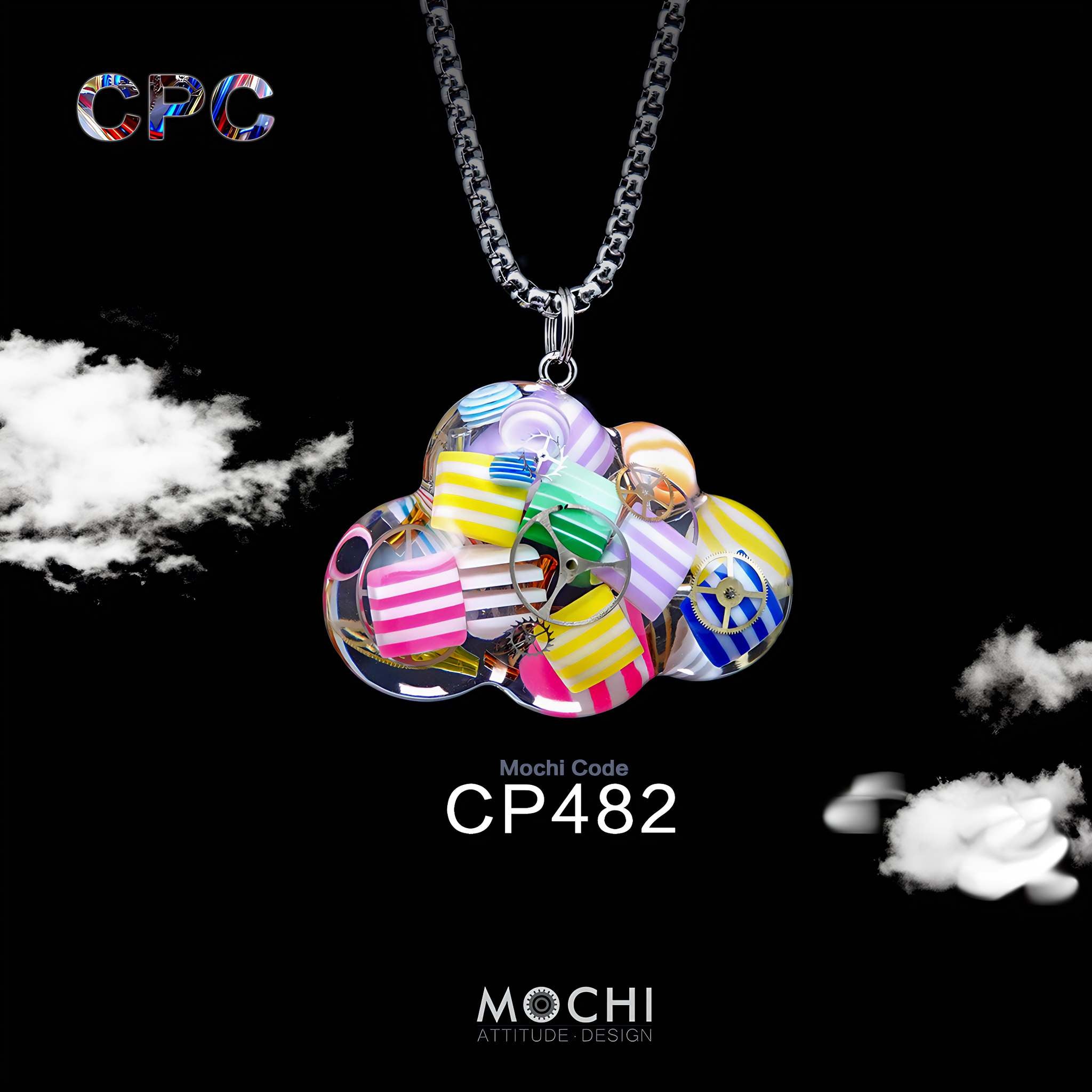 Cloud - Cyberpunk Pendant & Chains | Mochipunk