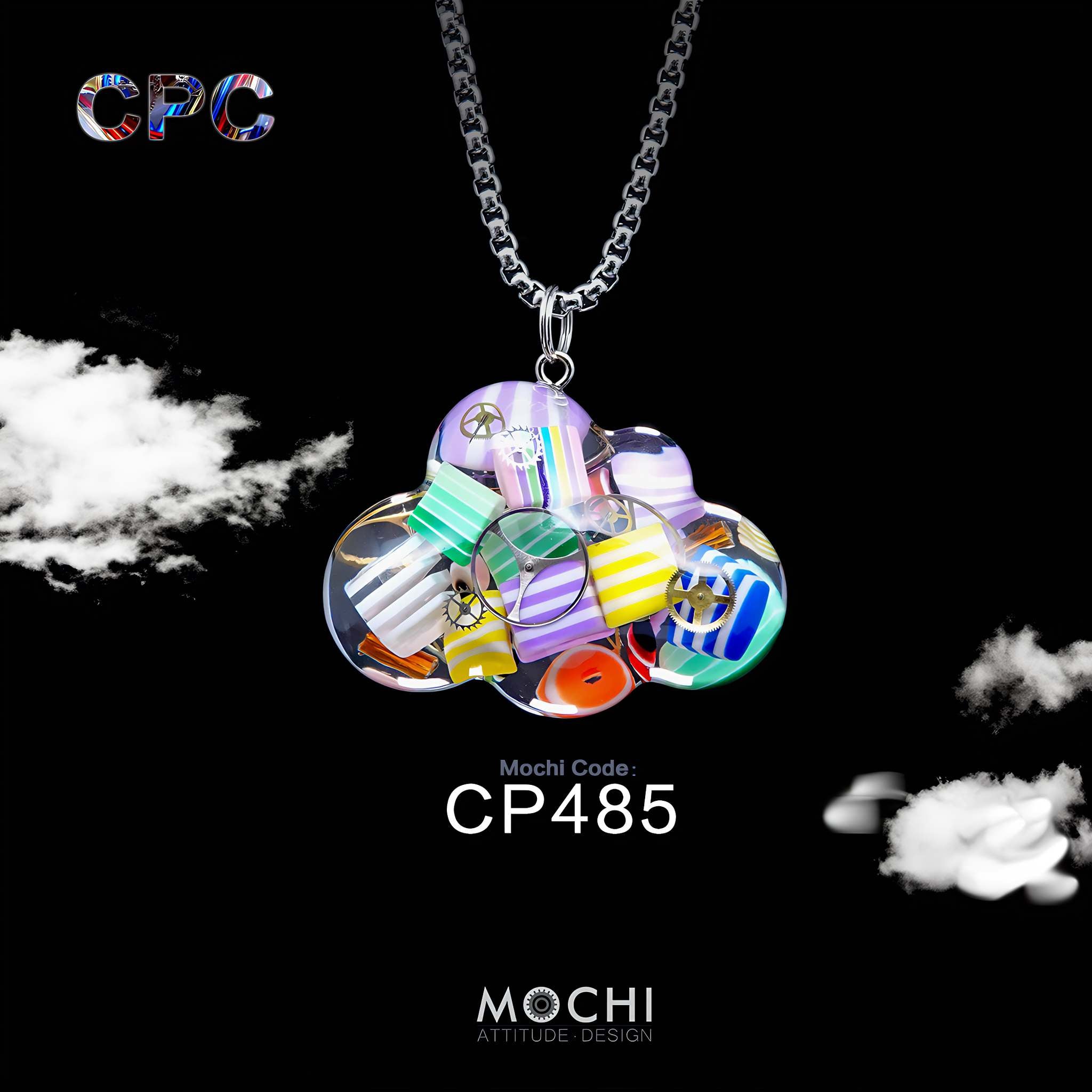 Cloud - Cyberpunk Pendant & Chains | Mochipunk