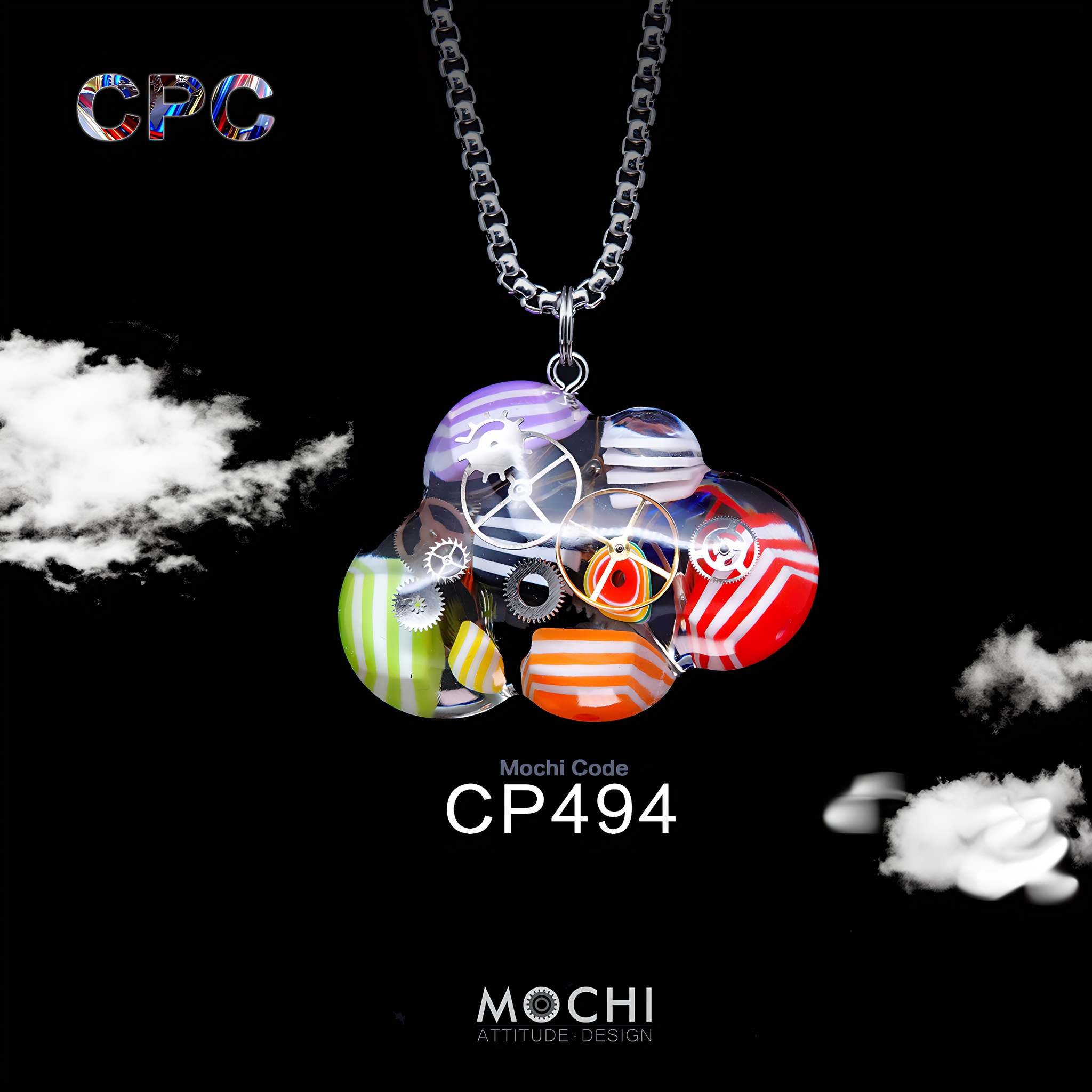Cloud - Cyberpunk Pendant & Chains | Mochipunk