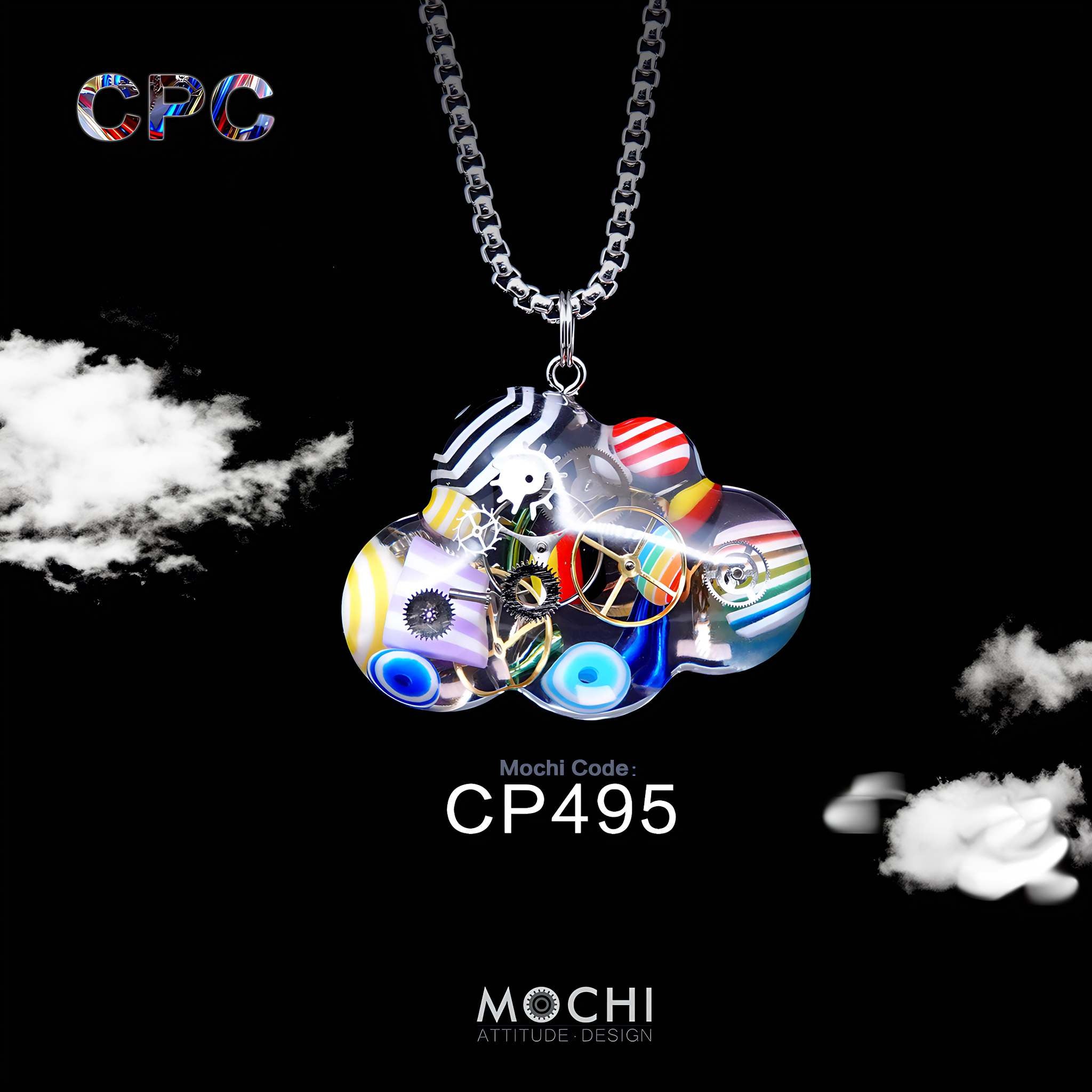 Cloud - Cyberpunk Pendant & Chains | Mochipunk