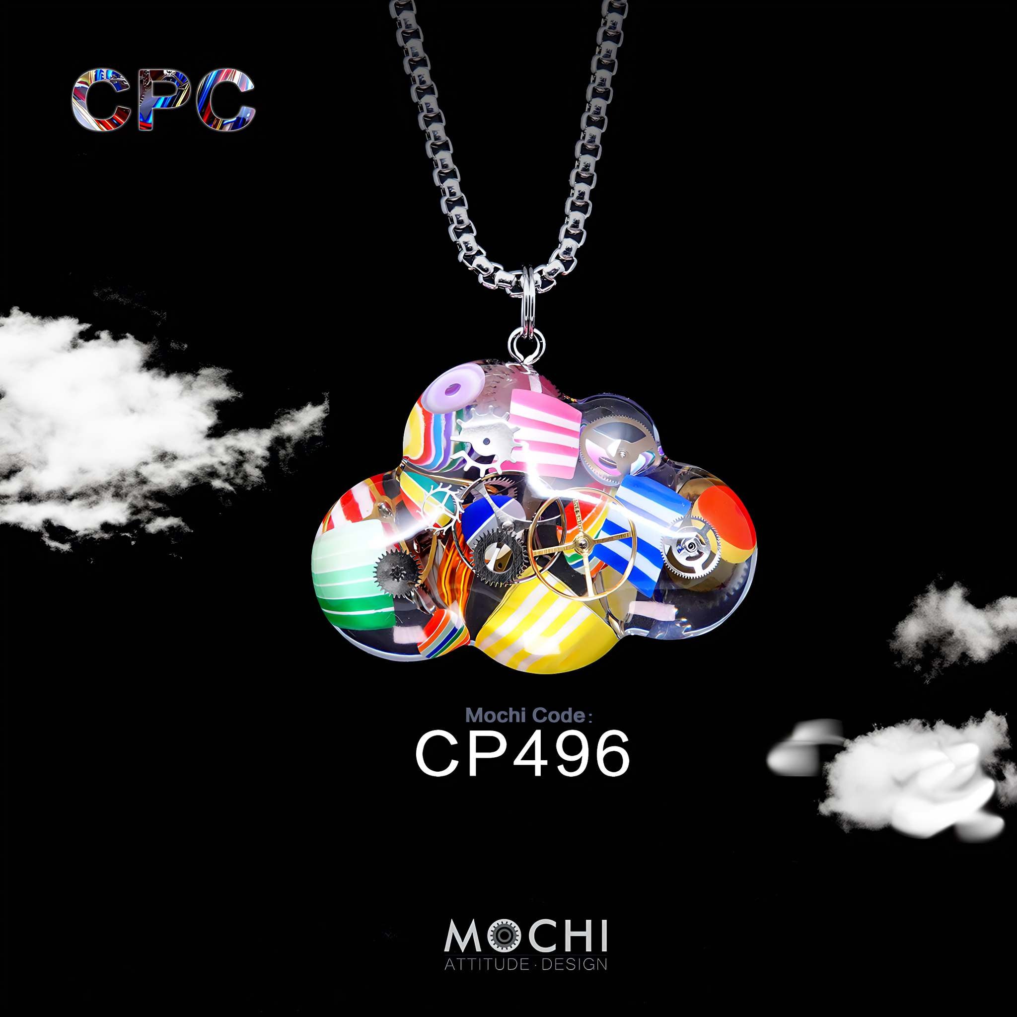 Cloud - Cyberpunk Pendant & Chains | Mochipunk