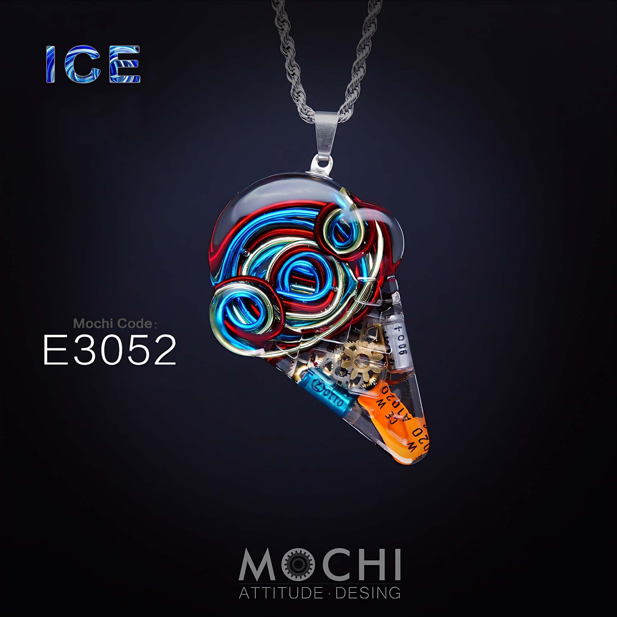 Ice Cream - Cyberpunk Pendant & Chains | Mochipunk