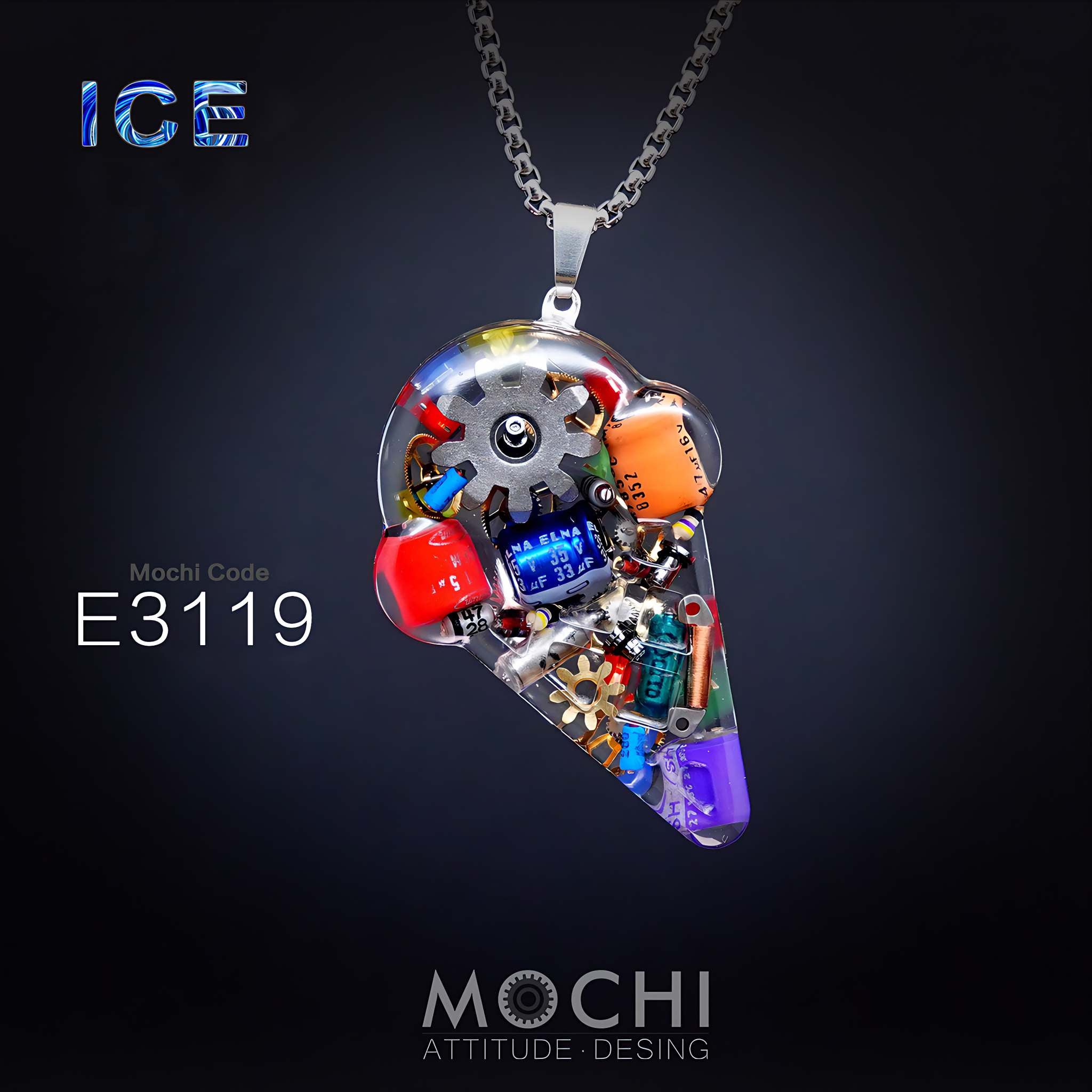 Ice Cream - Cyberpunk Pendant & Chains | Mochipunk