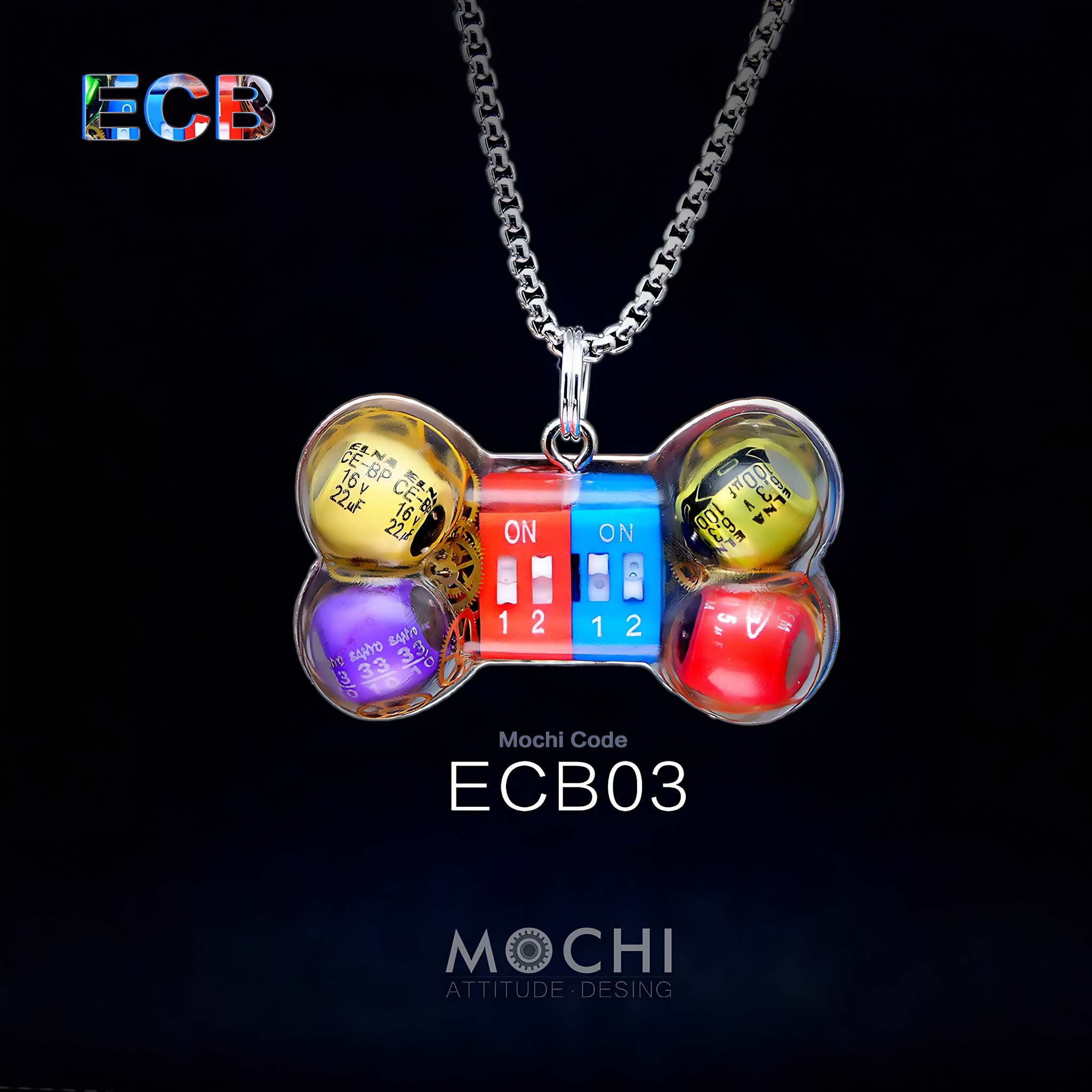 Bone - Cyberpunk Pendant & Chains | Mochipunk