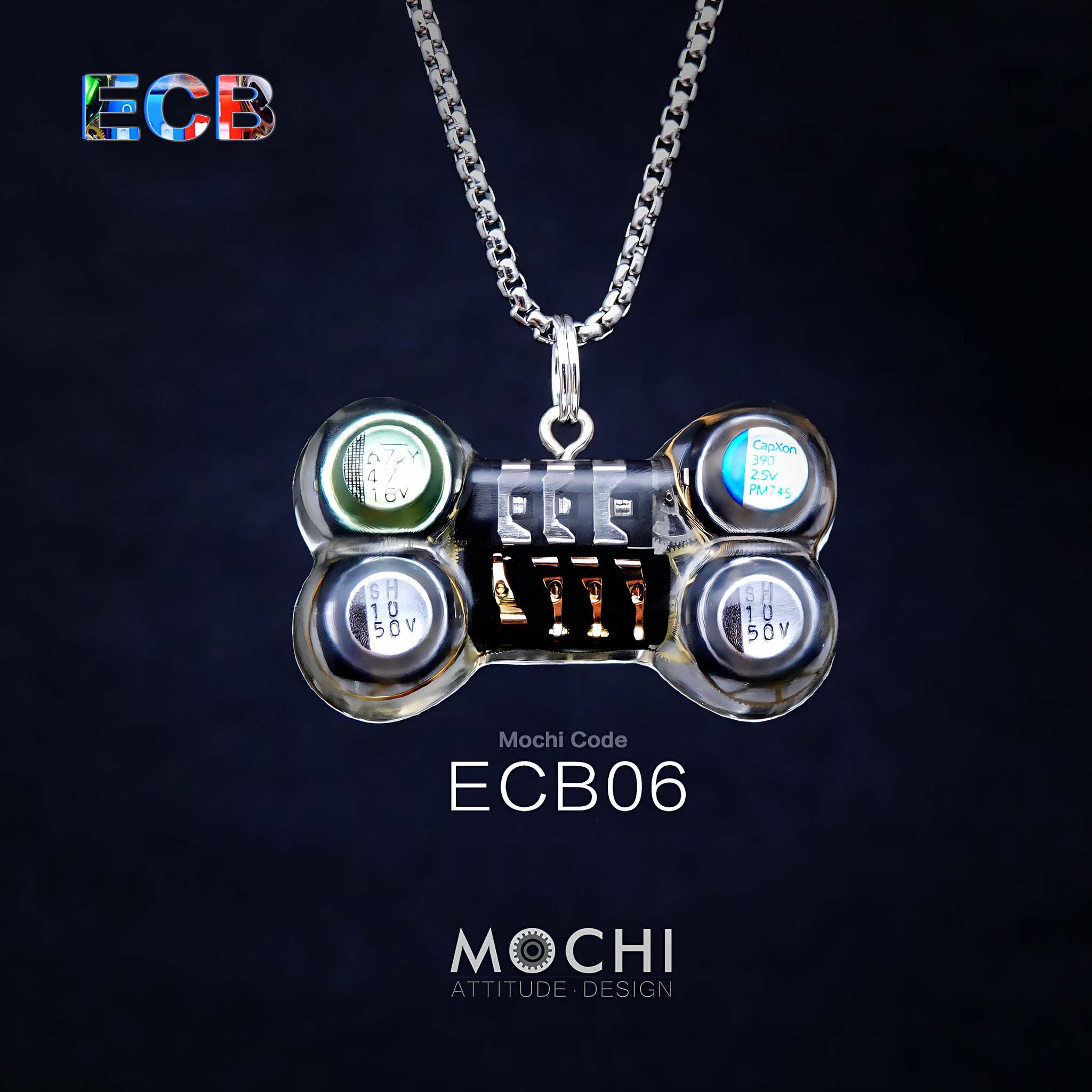 Bone - Cyberpunk Pendant & Chains | Mochipunk