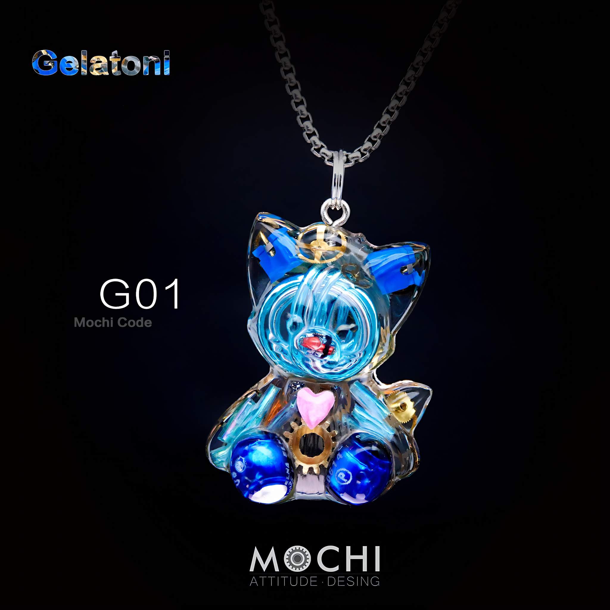 Gelatoni - Cyberpunk Pendant & Chains | Mochipunk