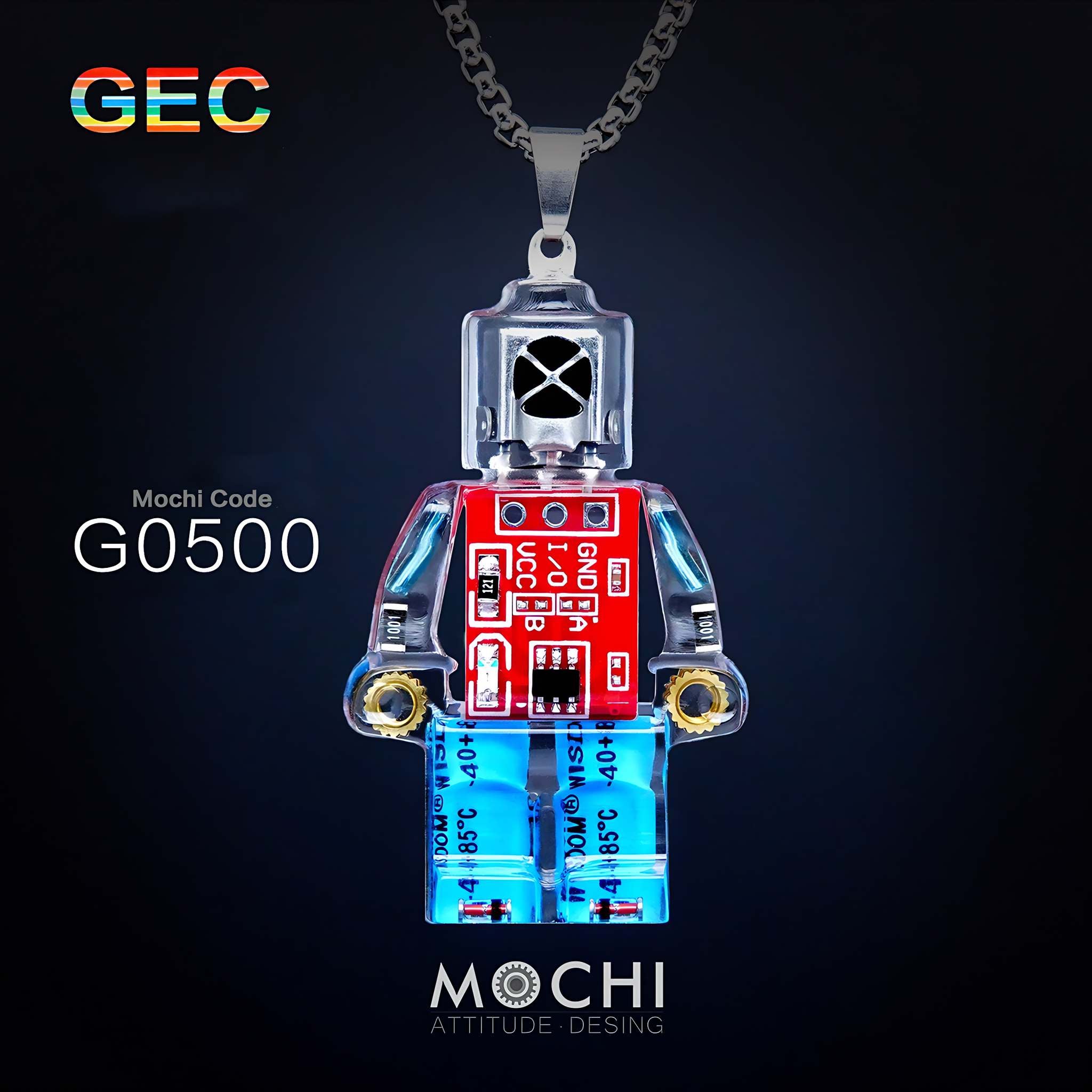 Gear Energy Core - Cyberpunk Pendant & Chains | Mochipunk