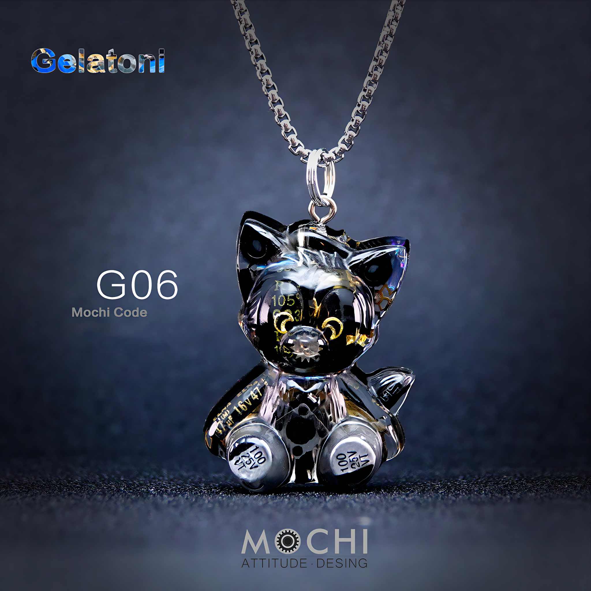 Gelatoni - Cyberpunk Pendant & Chains | Mochipunk