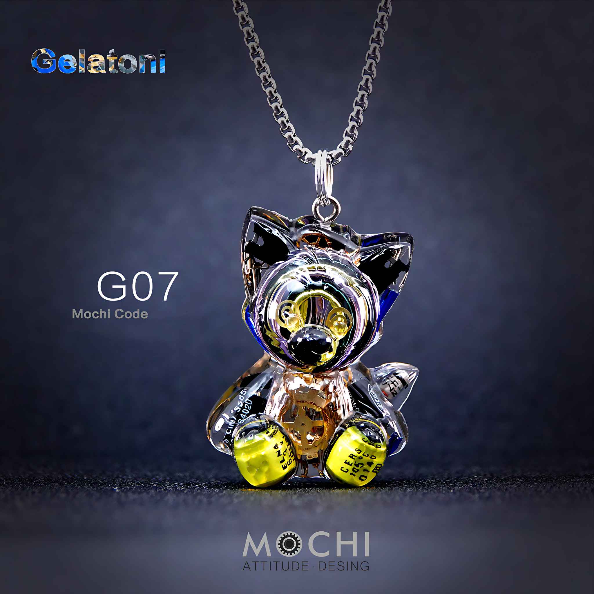 Gelatoni - Cyberpunk Pendant & Chains | Mochipunk