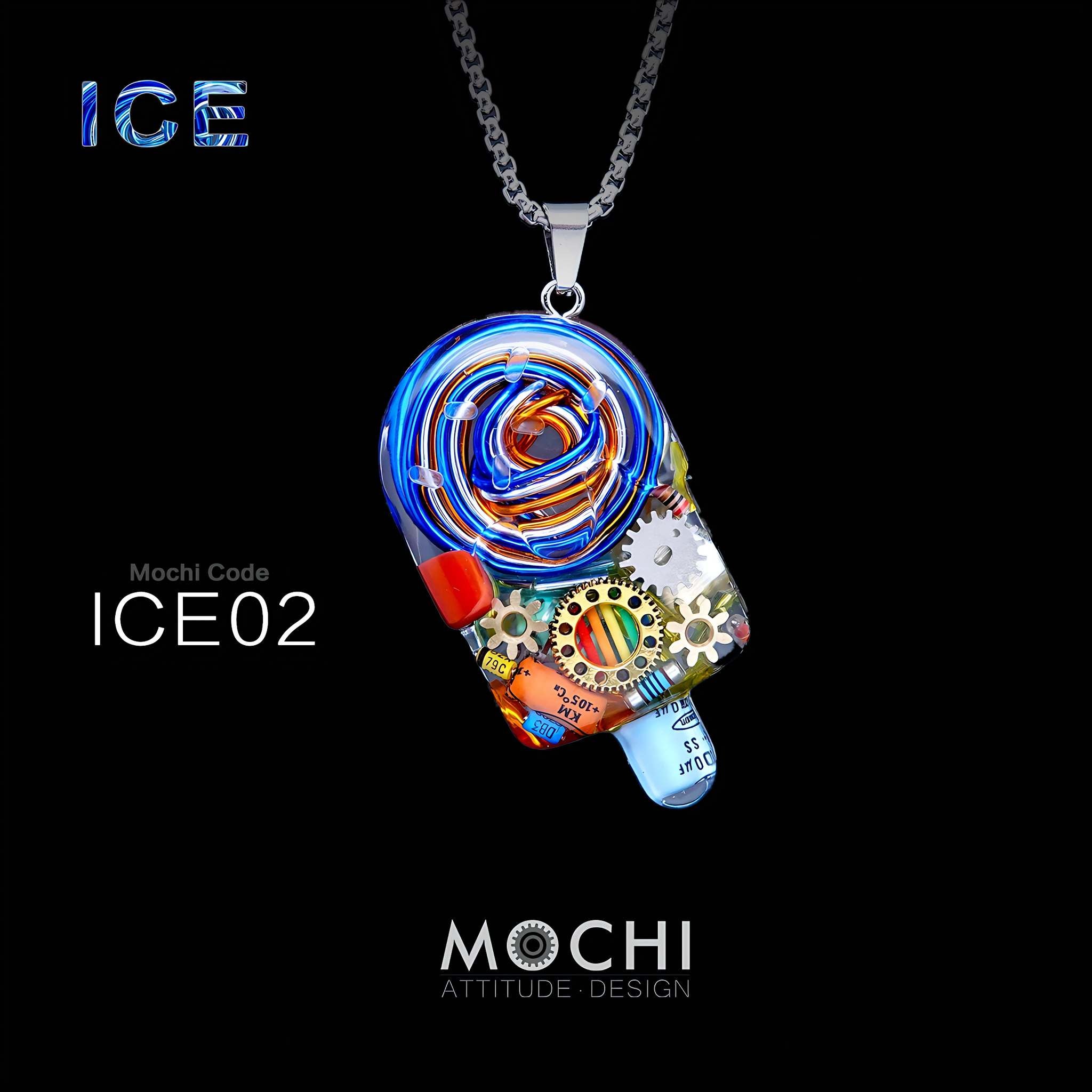 Ice Cream - Cyberpunk Pendant & Chains | Mochipunk