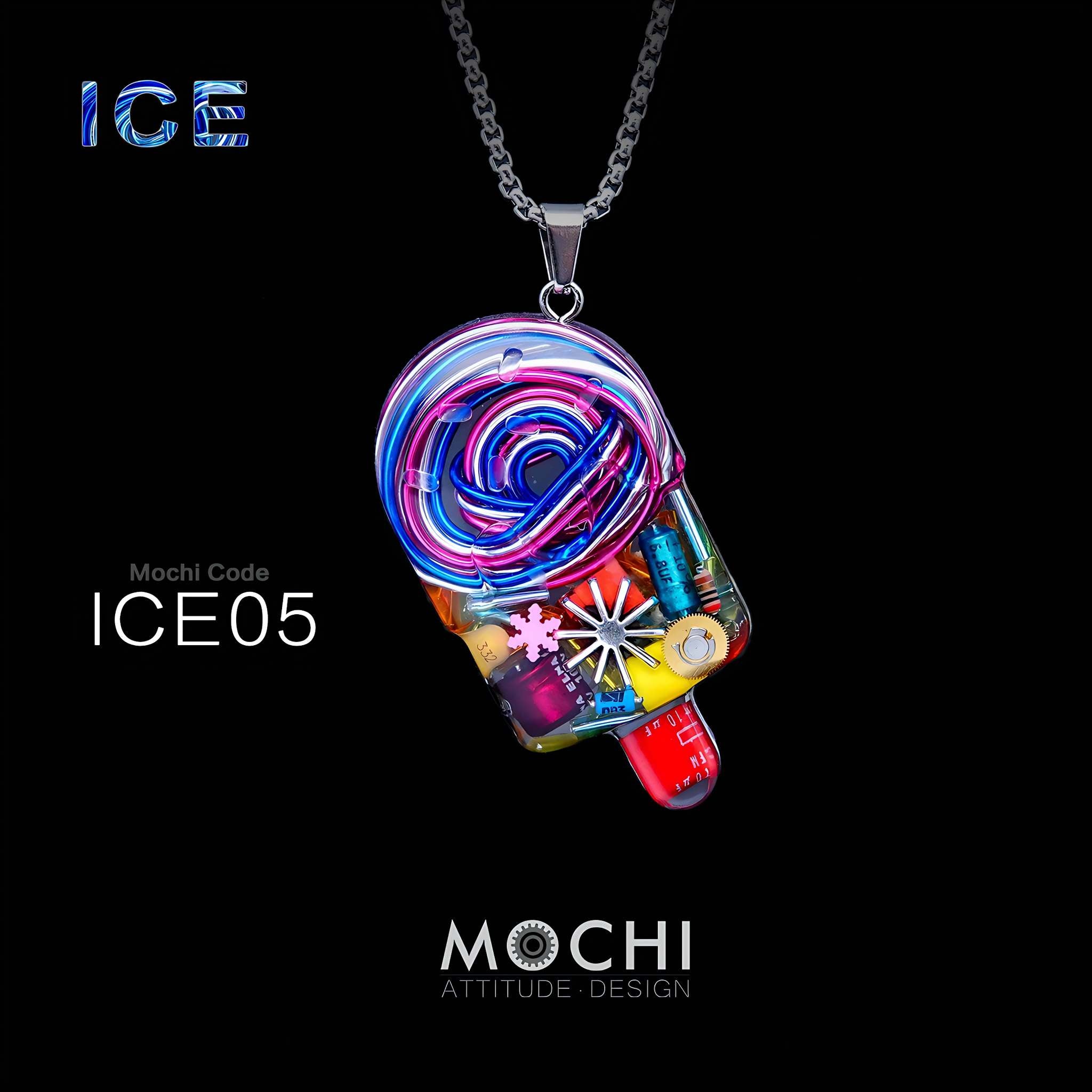 Ice Cream - Cyberpunk Pendant & Chains | Mochipunk