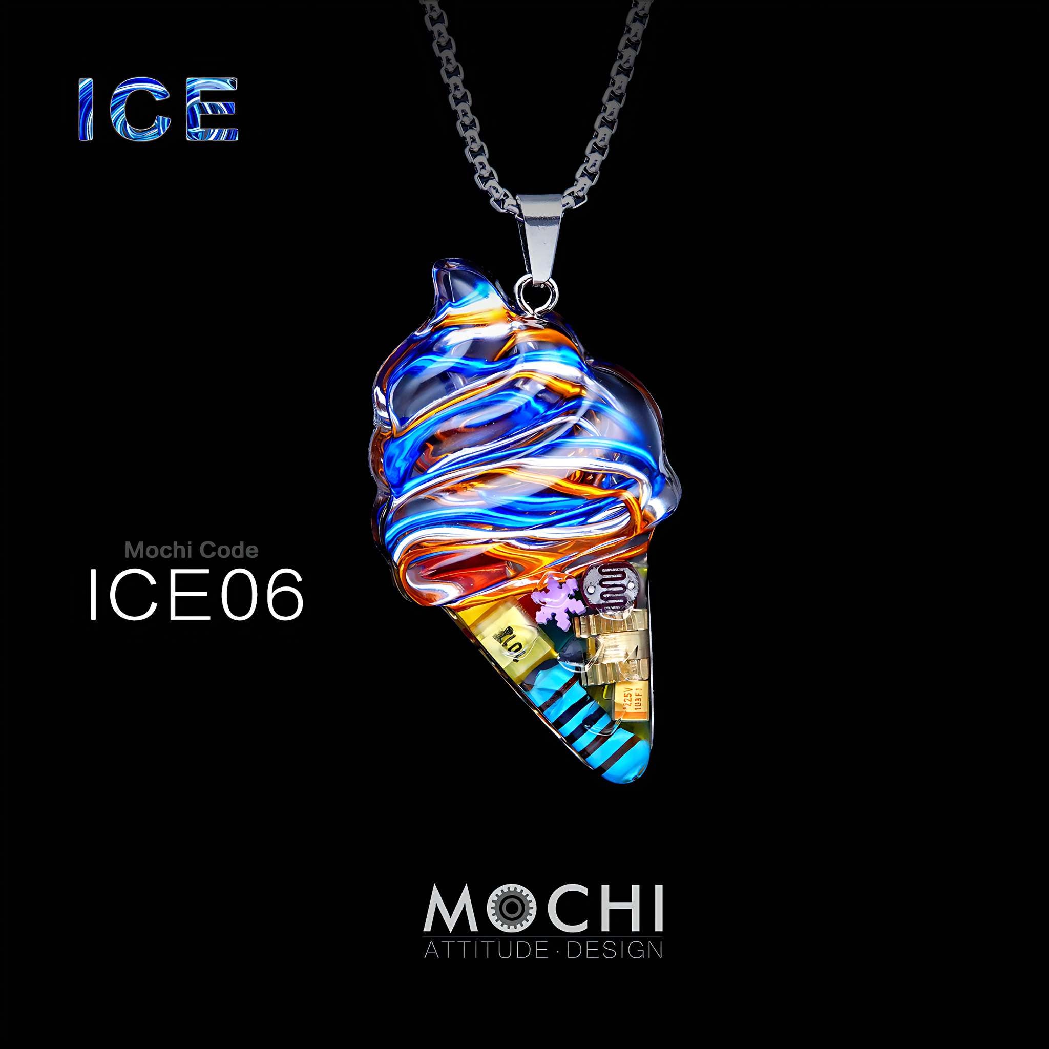 Ice Cream - Cyberpunk Pendant & Chains | Mochipunk