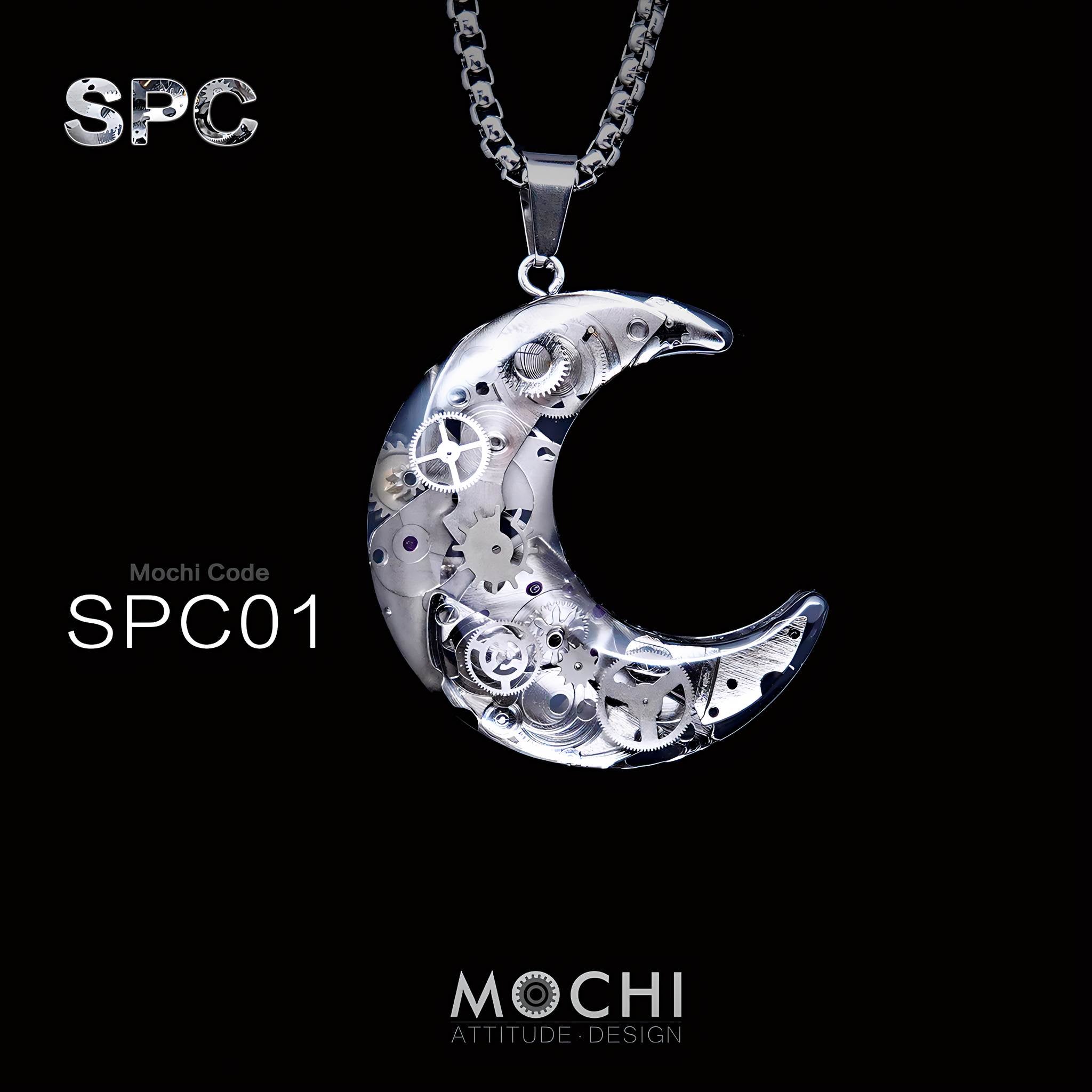 Moon & Star - Cyberpunk Pendant & Chains | Mochipunk