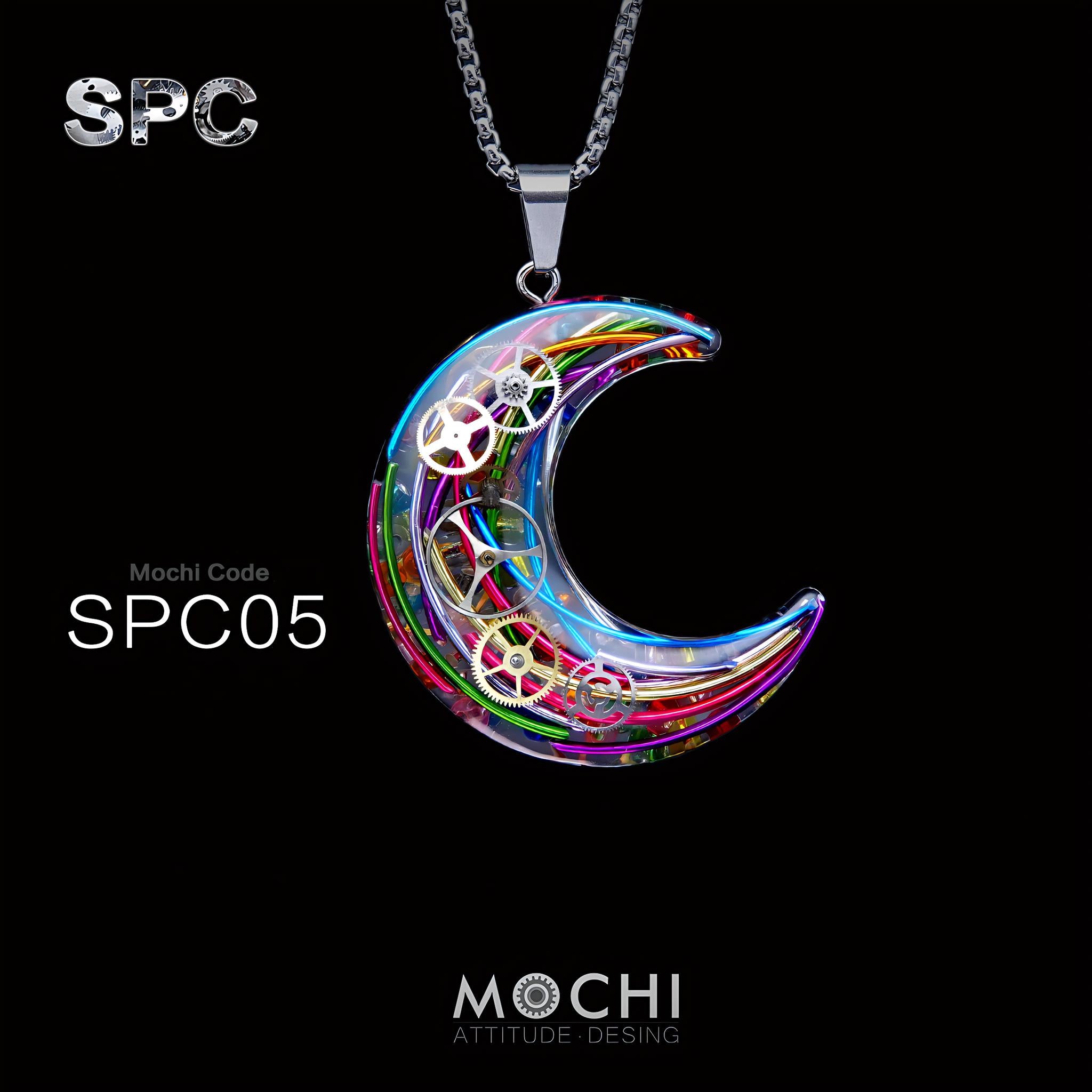Moon & Star - Cyberpunk Pendant & Chains | Mochipunk