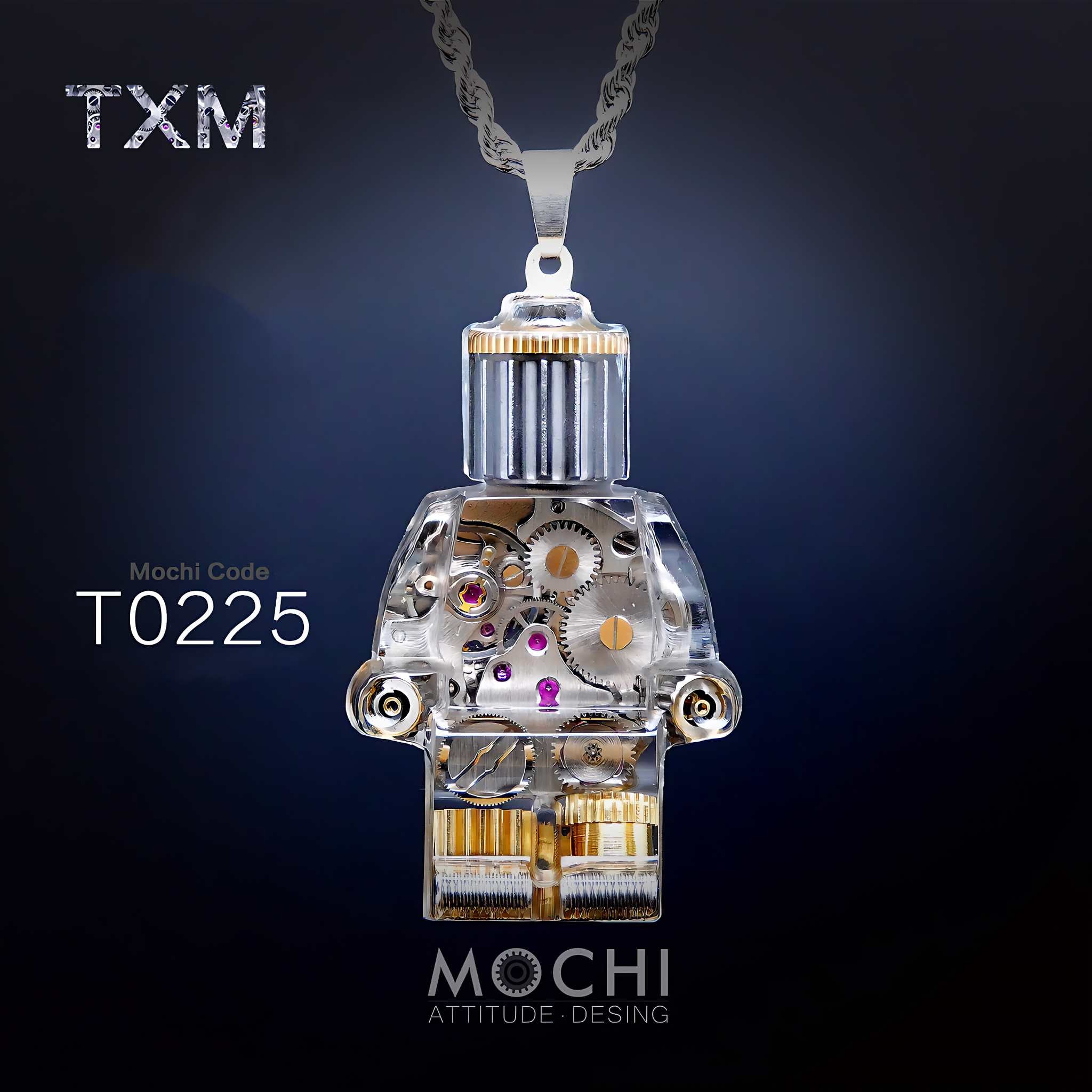 Time Matrix Unit - Cyberpunk Pendant & Chains | Mochipunk