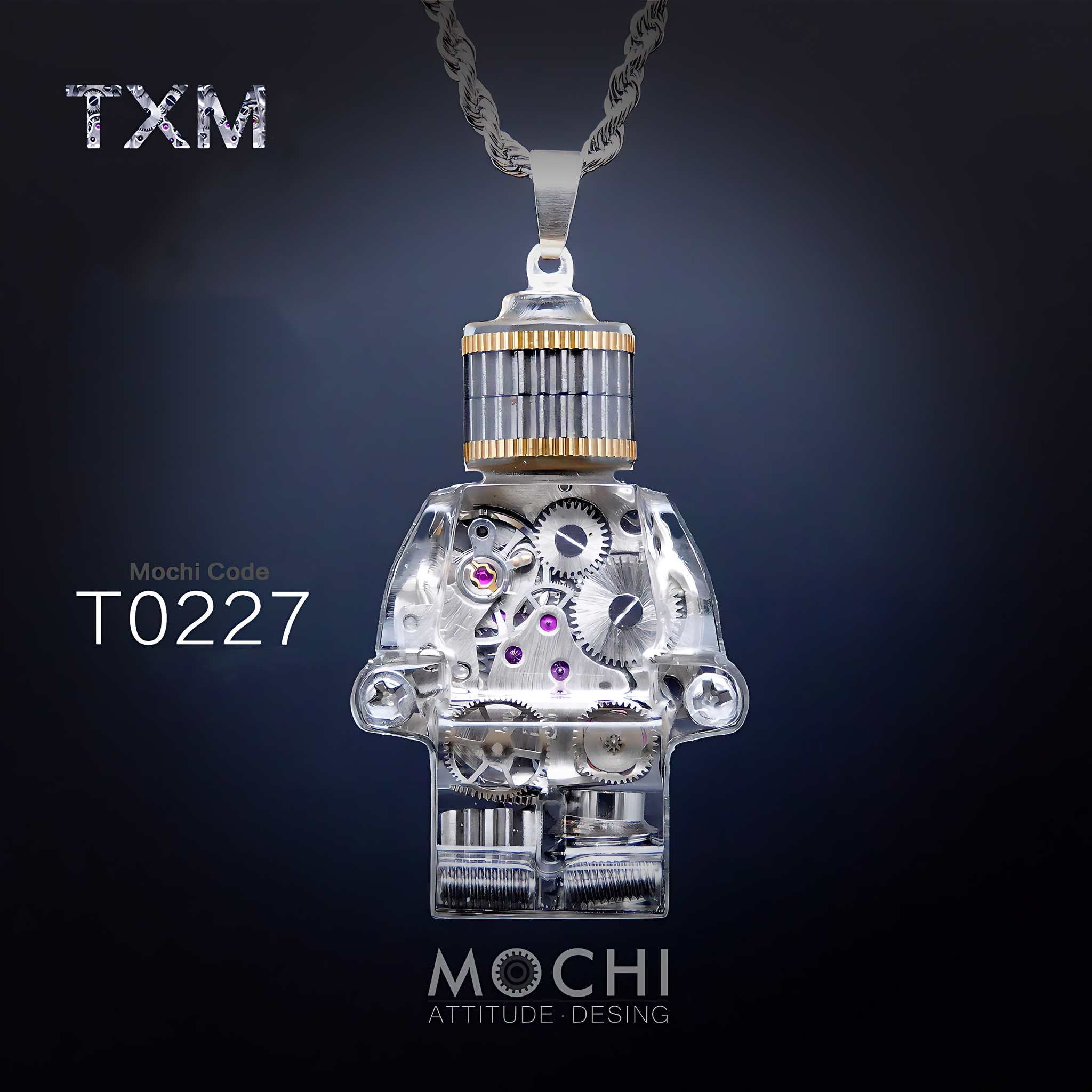 Time Matrix Unit - Cyberpunk Pendant & Chains | Mochipunk