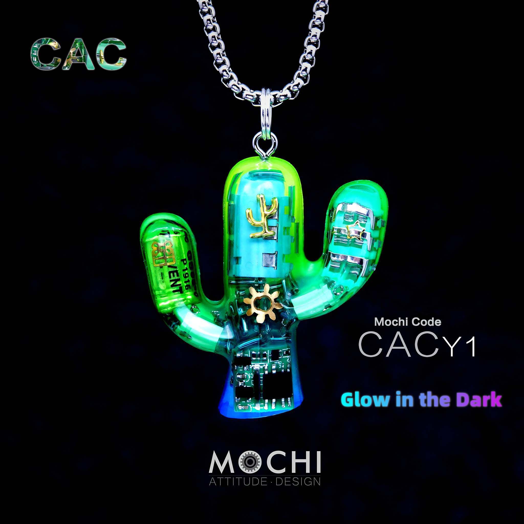 Cactus - Cyberpunk Pendant & Chains | Mochipunk