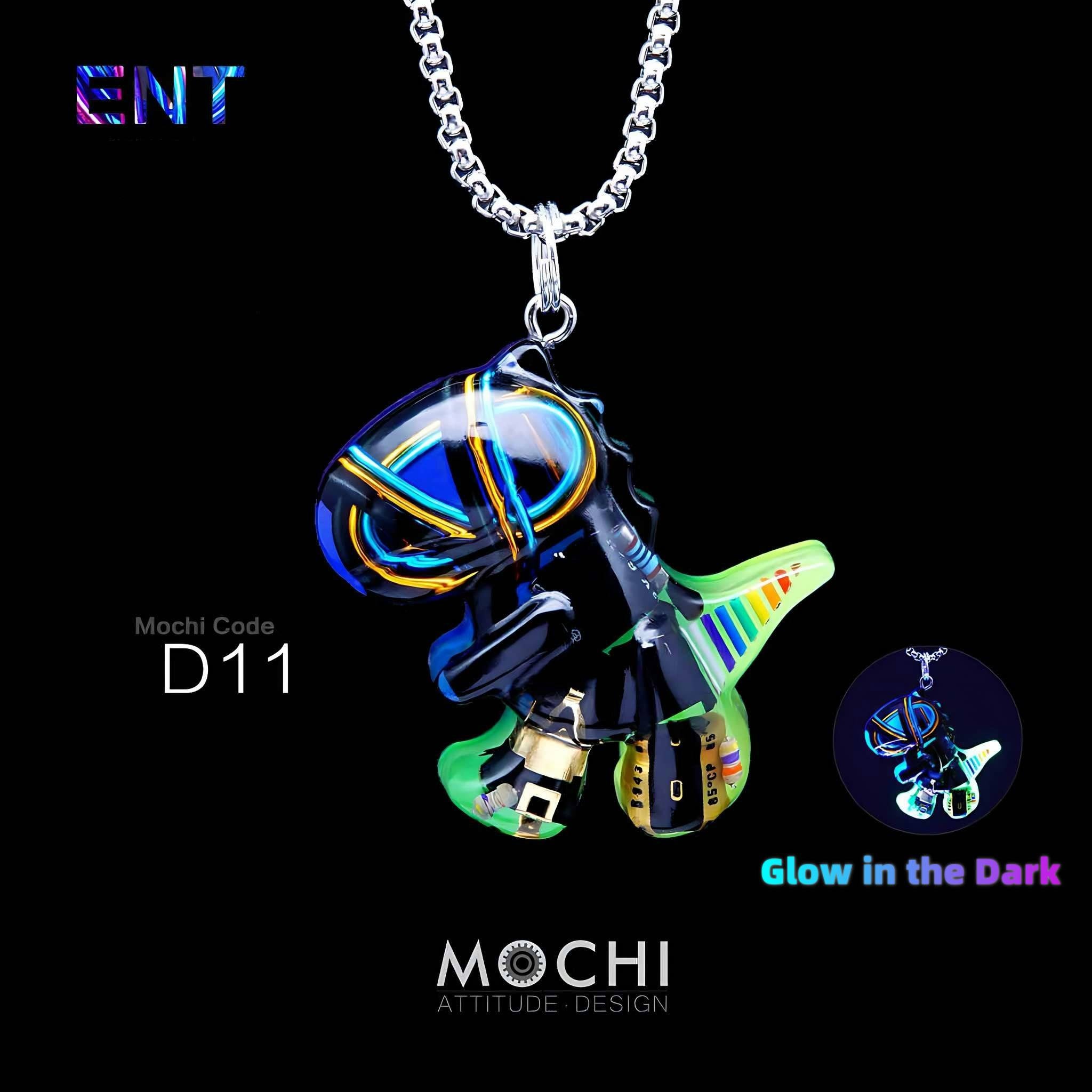 Entropy Dragon - Cyberpunk Pendant & Chains | Mochipunk