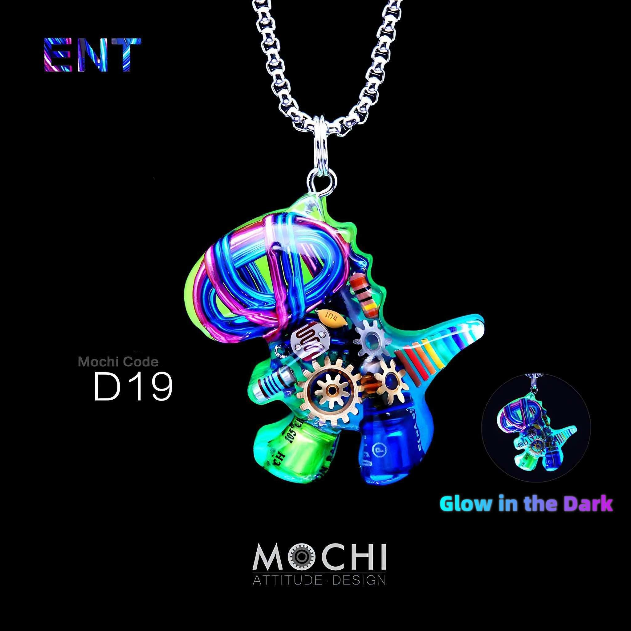 Entropy Dragon - Cyberpunk Pendant & Chains | Mochipunk