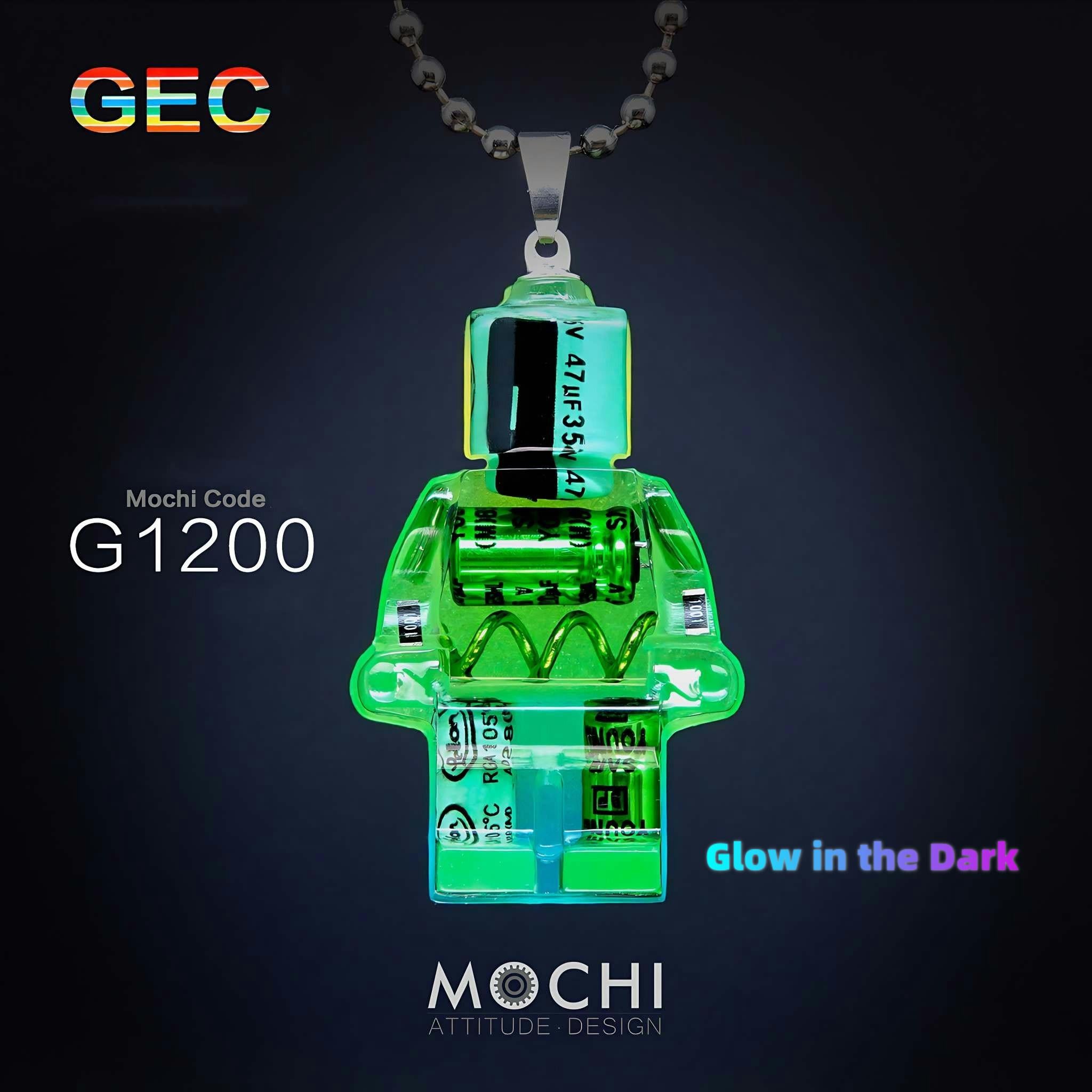 Gear Energy Core - Cyberpunk Pendant & Chains | Mochipunk