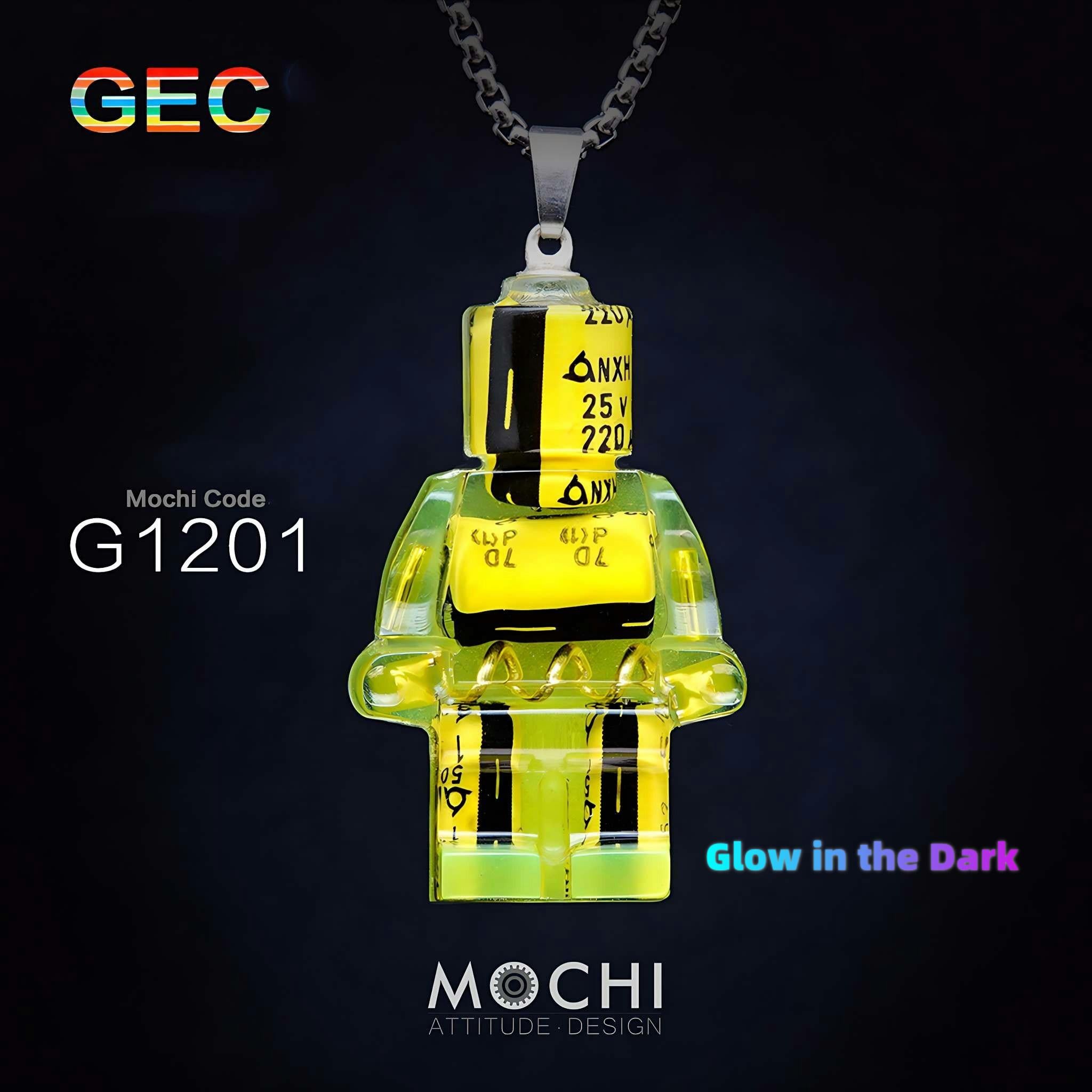 Gear Energy Core - Cyberpunk Pendant & Chains | Mochipunk