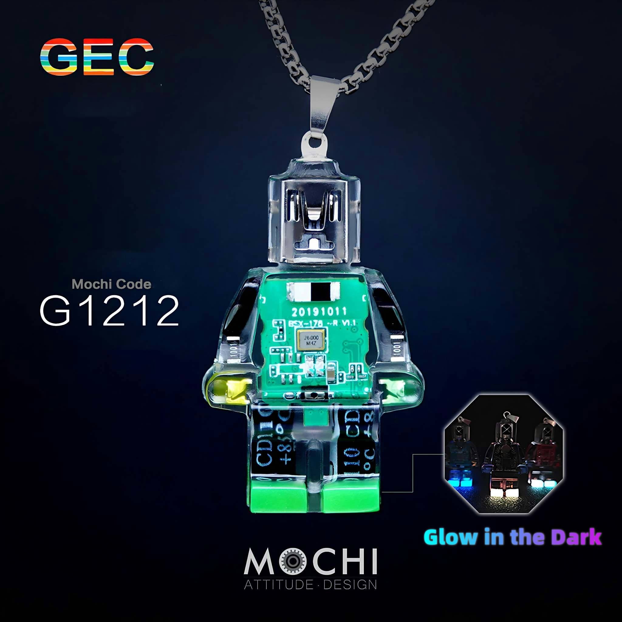 Gear Energy Core - Cyberpunk Pendant & Chains | Mochipunk