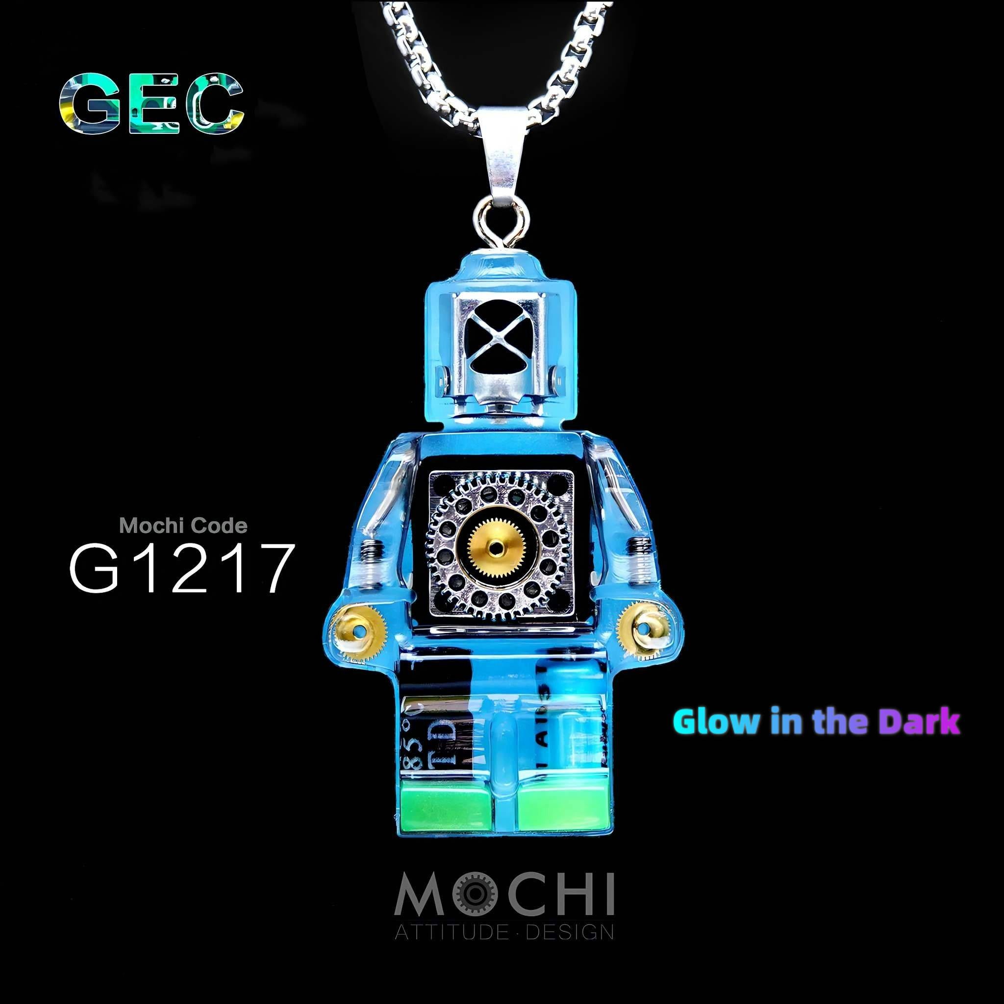 Gear Energy Core - Cyberpunk Pendant & Chains | Mochipunk