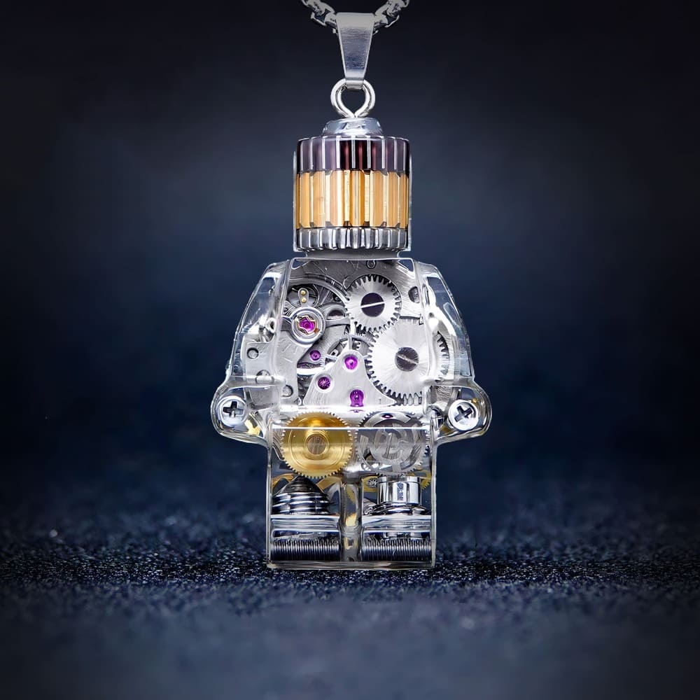 Time Matrix Unit - Cyberpunk Pendant & Chains | Mochipunk