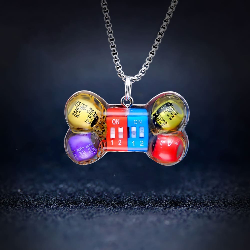 Bone - Cyberpunk Pendant & Chains | Mochipunk